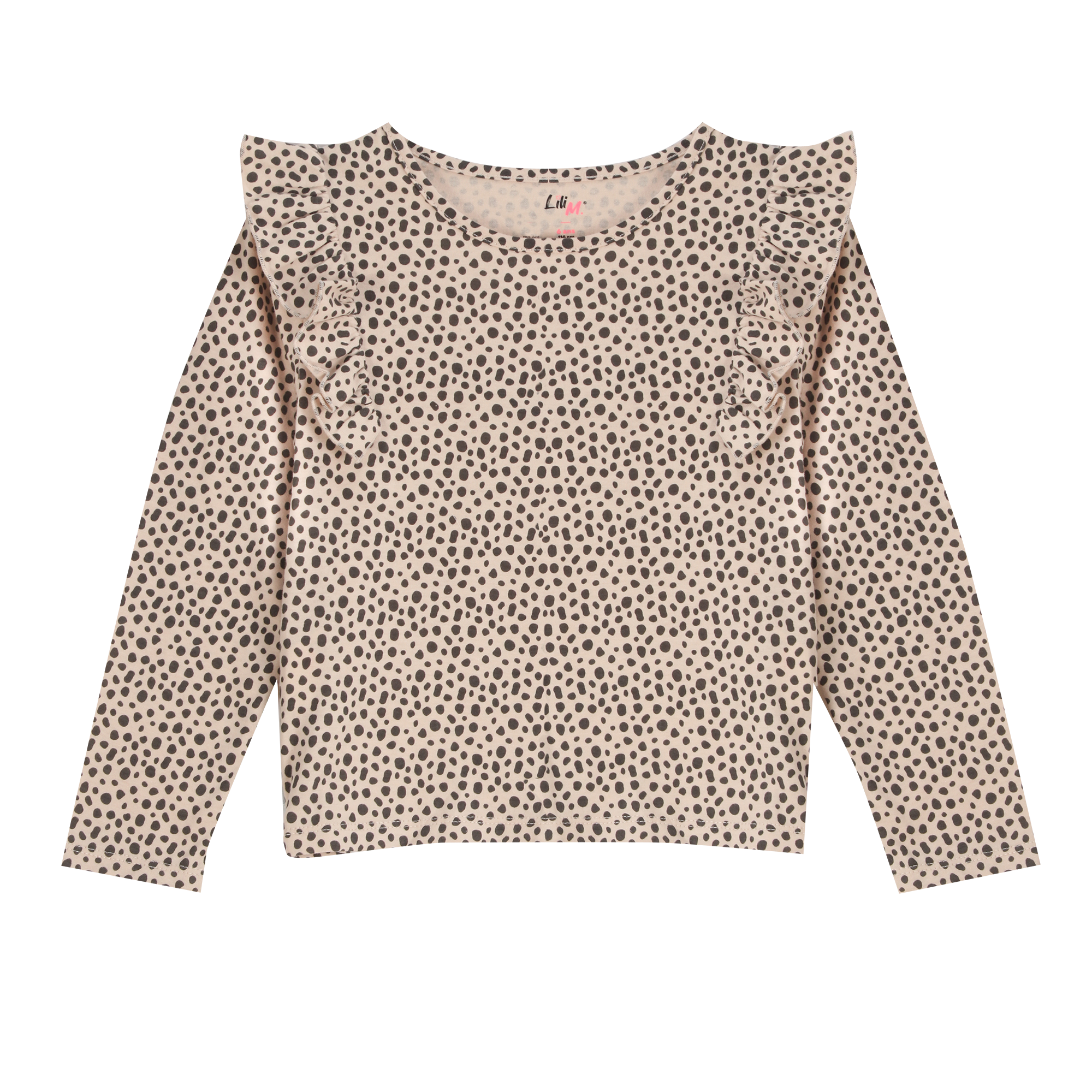 Ensemble robe salopette + tee-shirt manches longues 3/12 ans - Orange