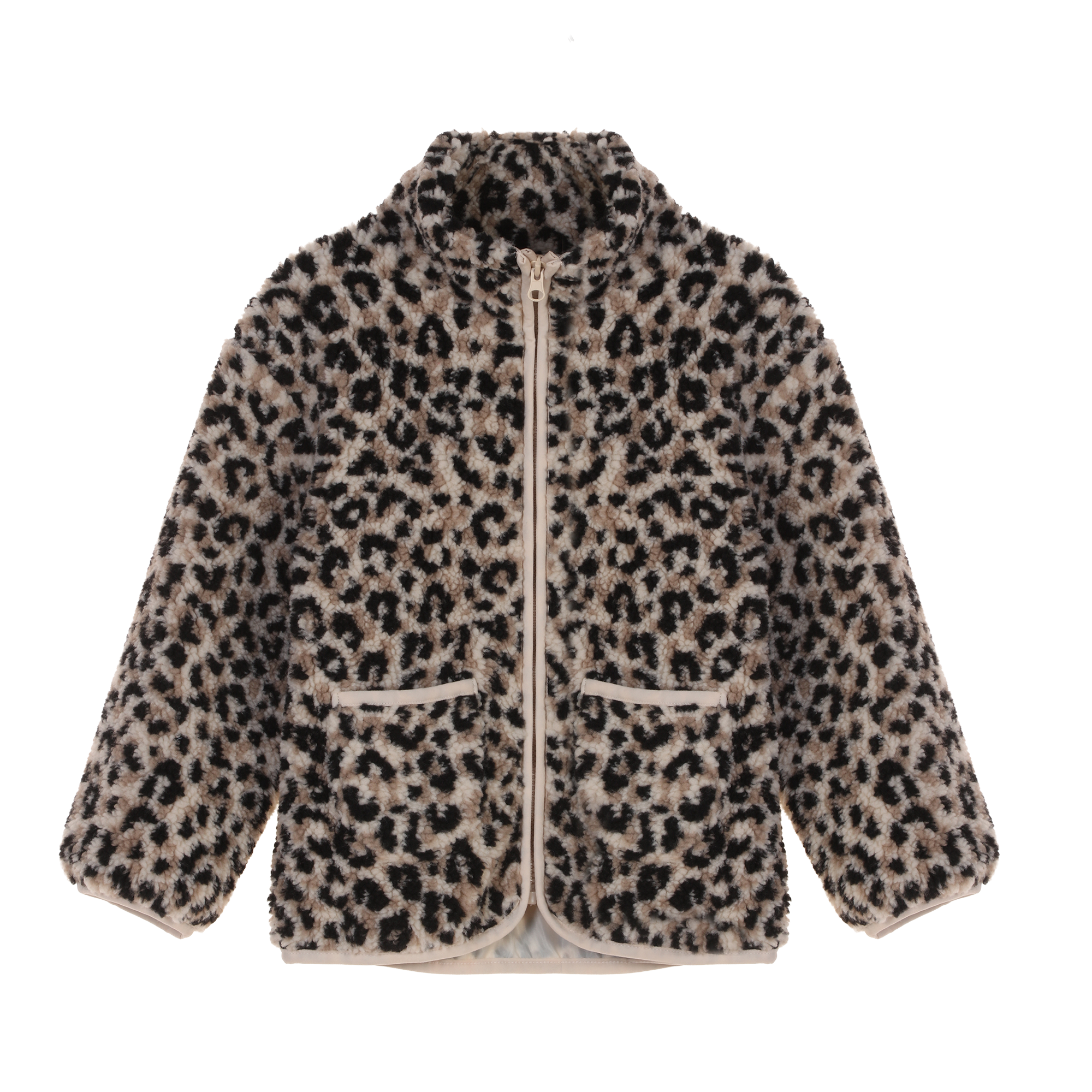 Veste sherpa zippée 3/12 ans - Beige