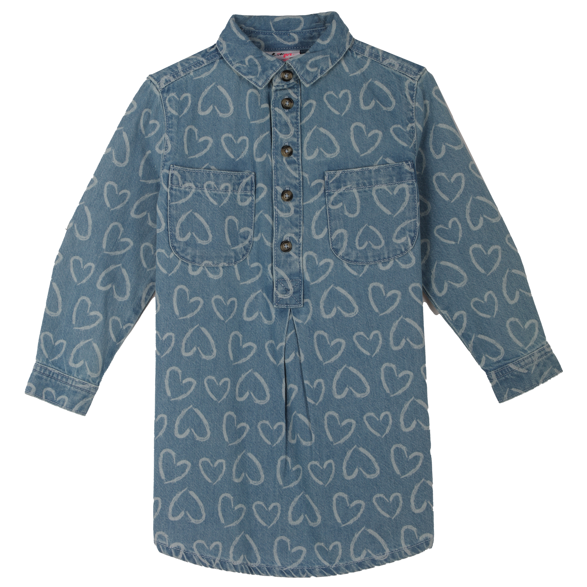 Robe en jeans 3/12 ans - Bleu foncé
