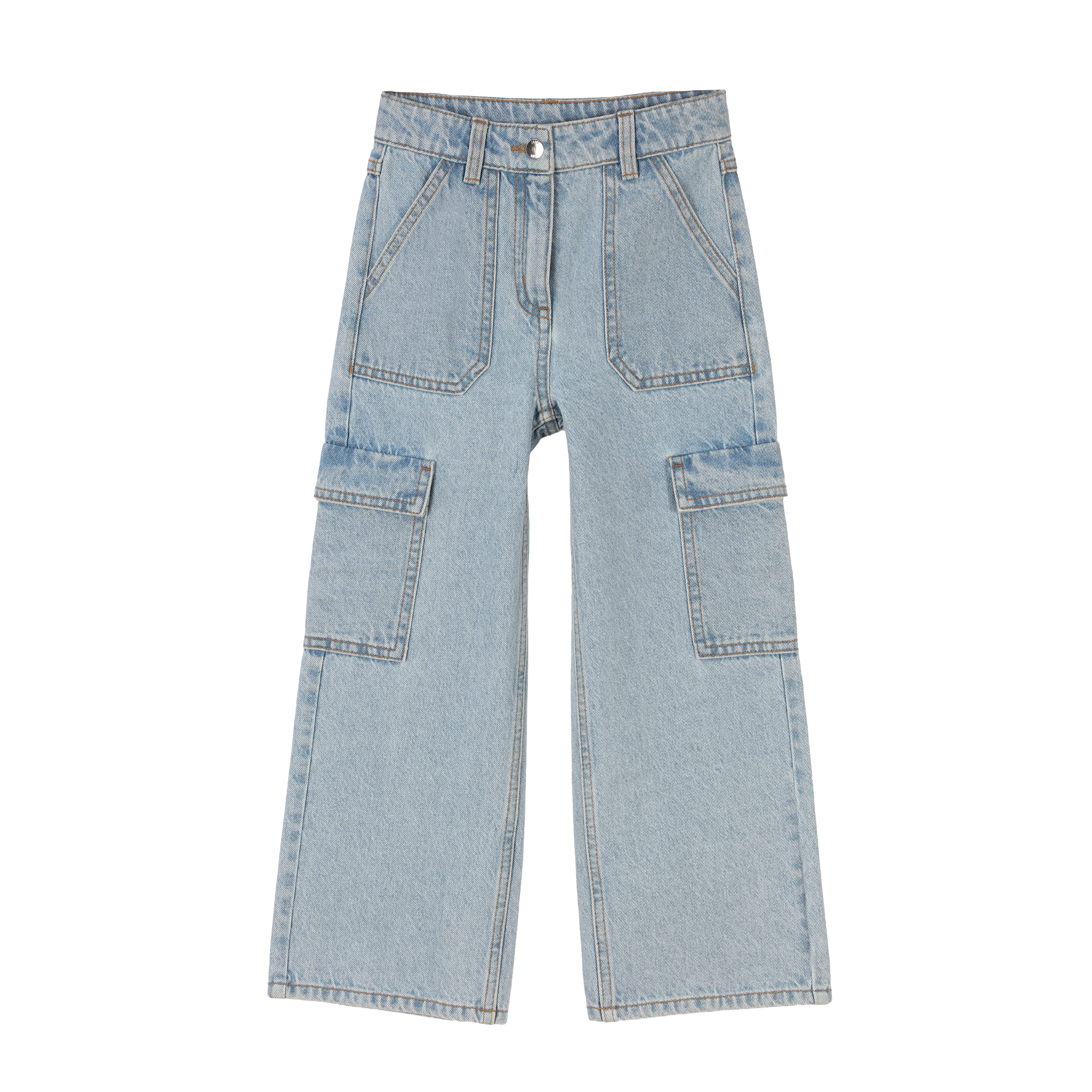 Jeans cargo 3/12 ans - Noir