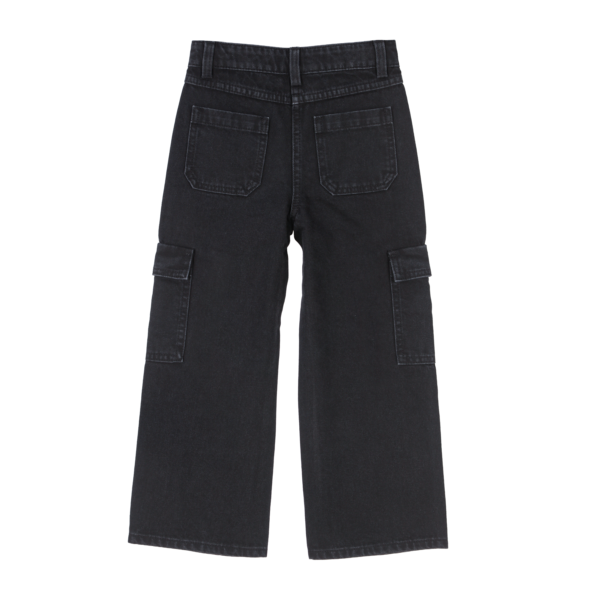 Jeans cargo 3/12 ans - Noir
