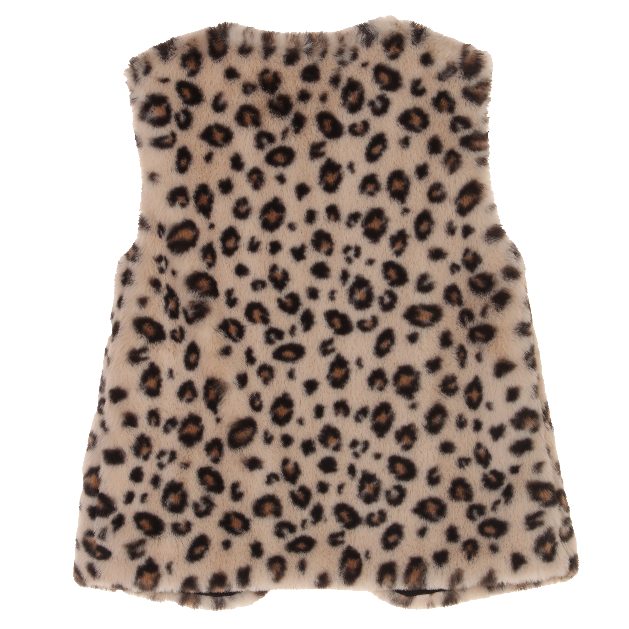 Gilet sans manches fausse fourrure 3/12 ans - Beige