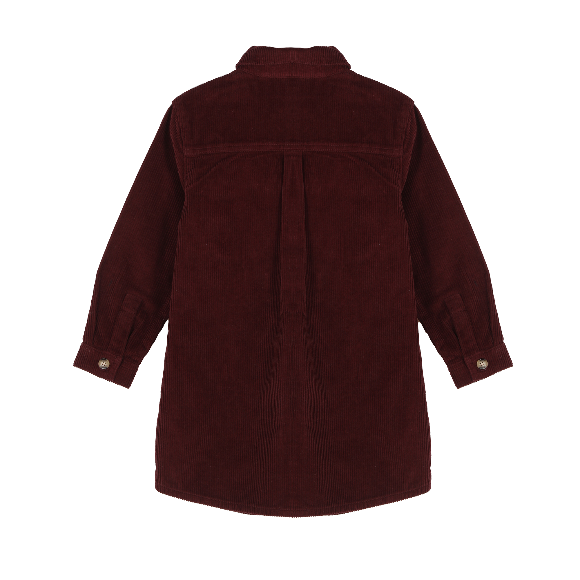 Robe chemise en velours 3/12 ans - Violet