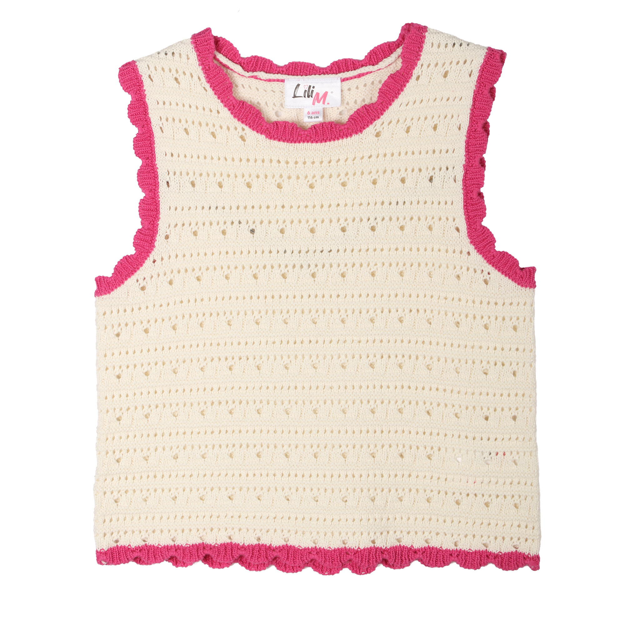 Débardeur en crochet