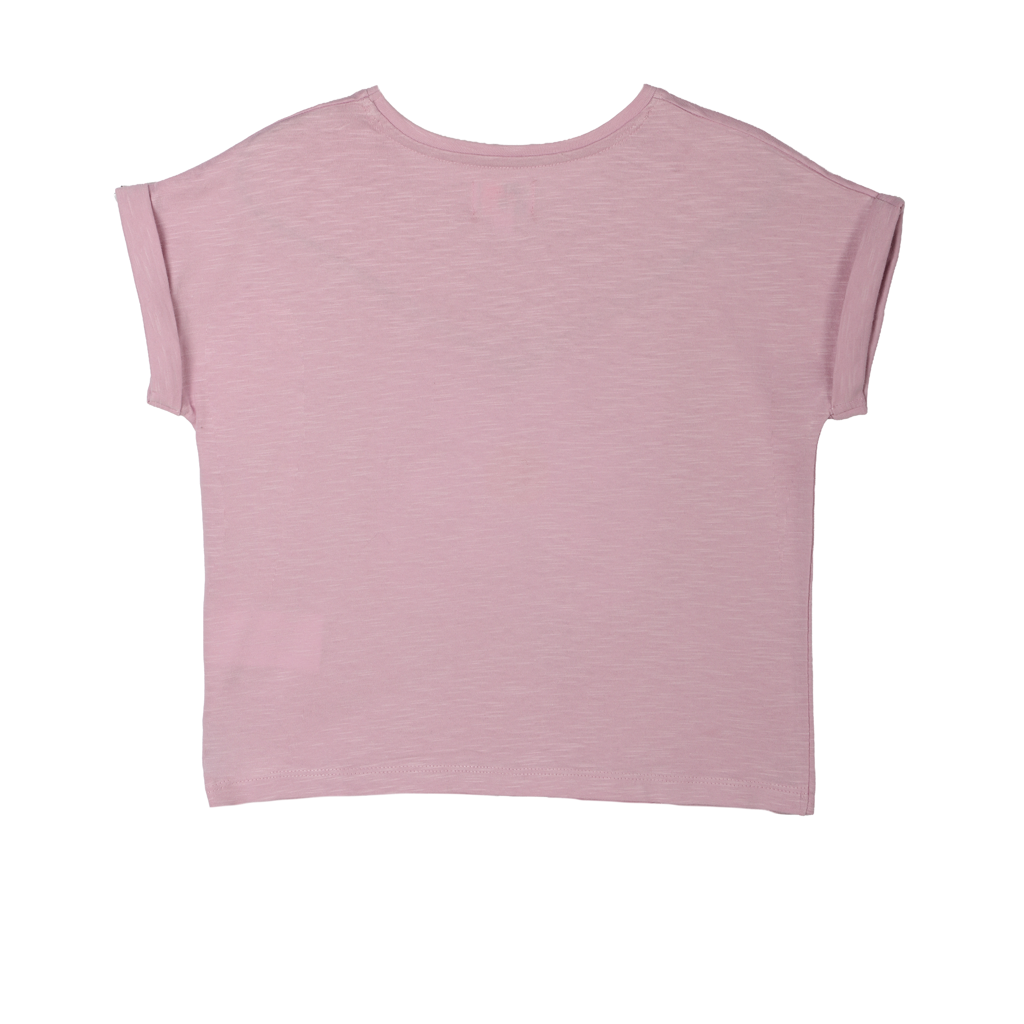 Tee shirt avec noeud et macramé - Violet