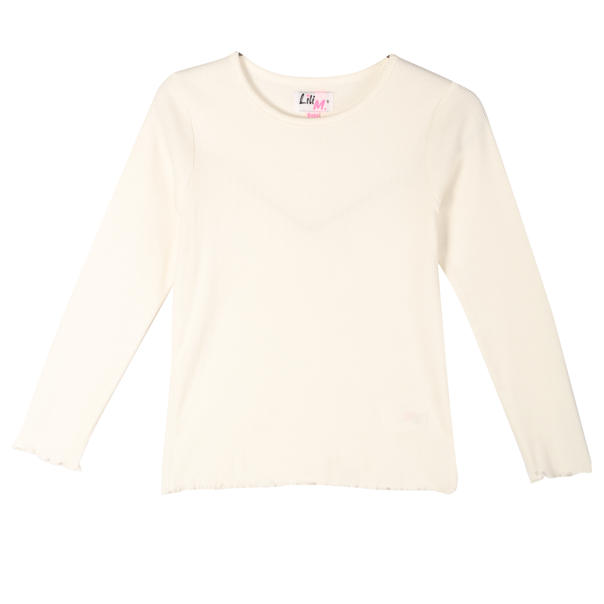 Tee-shirt côtelé - Beige