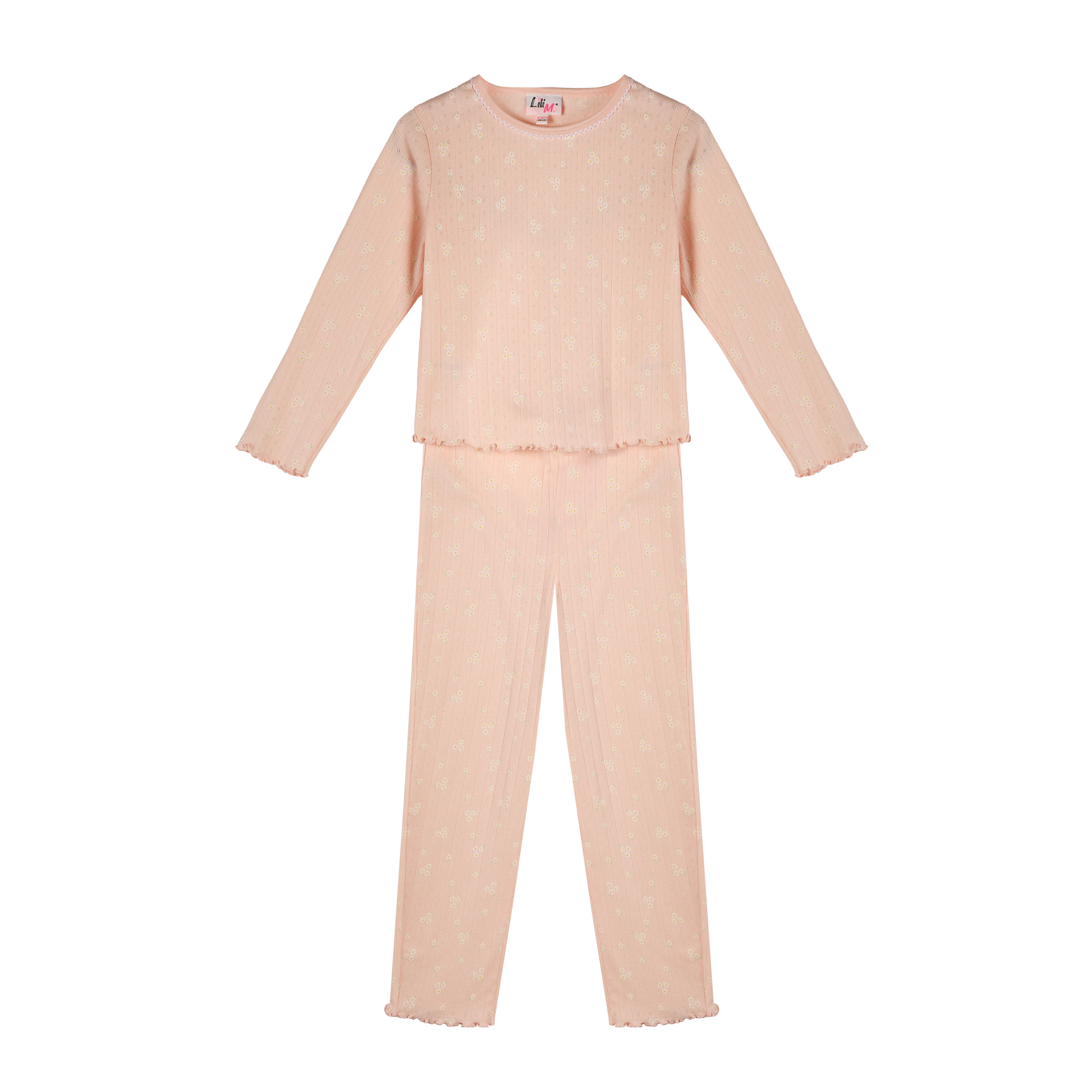 Pyjama pointelle - Orange