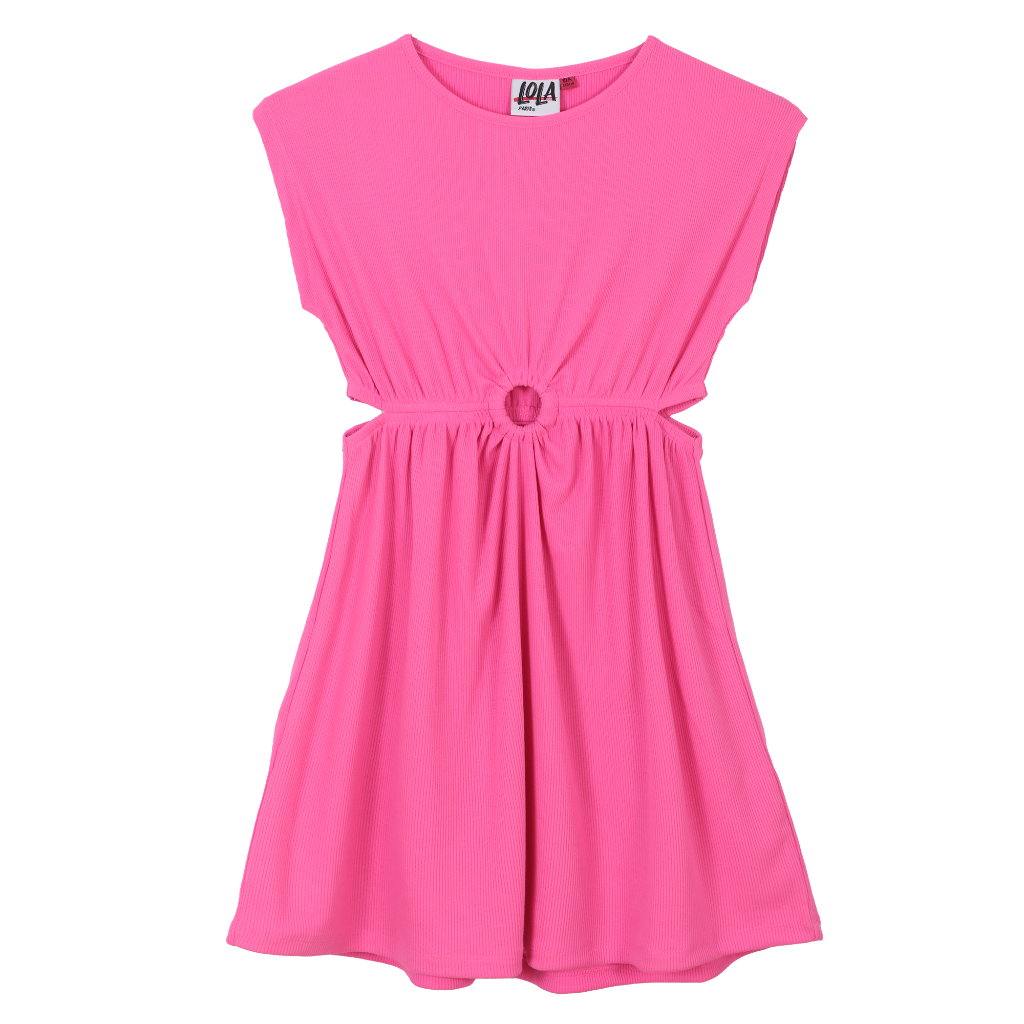 Robe côtelée 7/10 ans - Vert