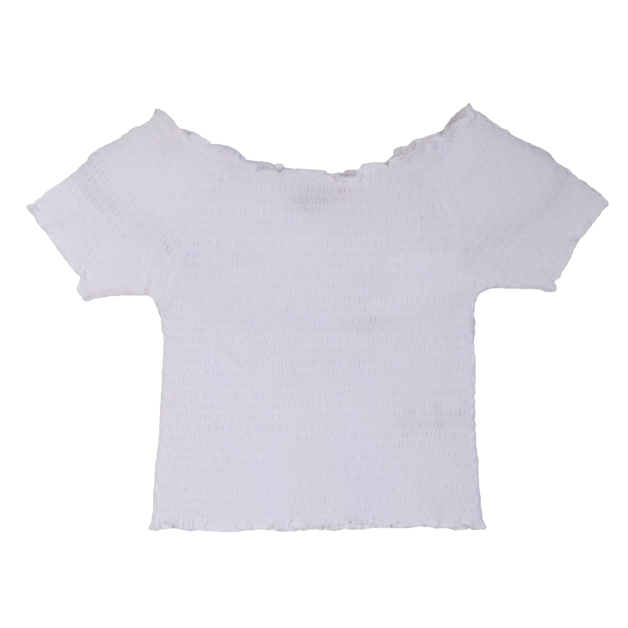 Tee-shirt élastique 7/12 ans - Blanc