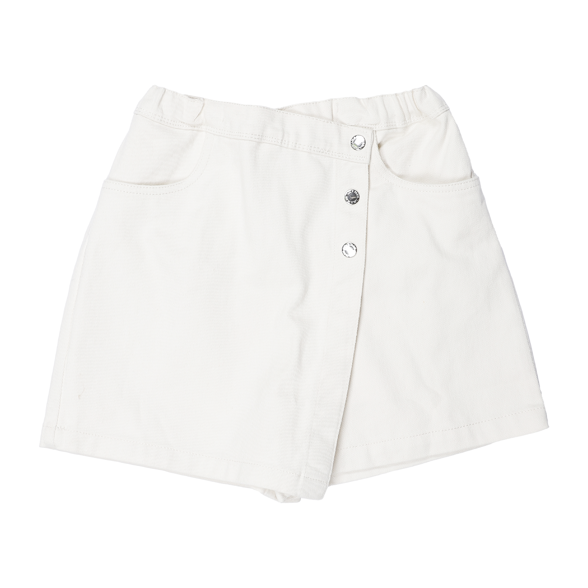 Jupe short 7/12 ans - Blanc