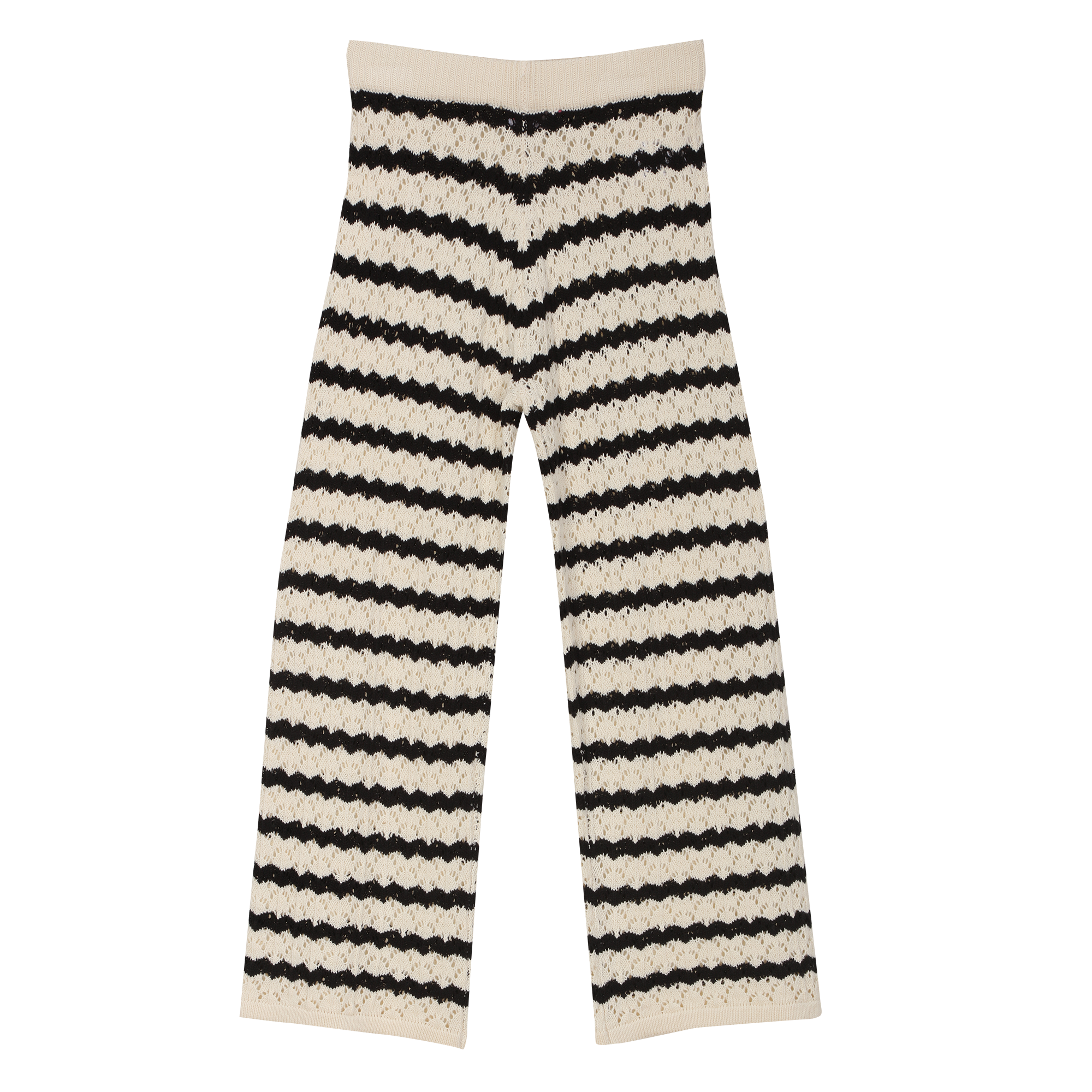 Pantalon en crochet 7/12 ans - Blanc