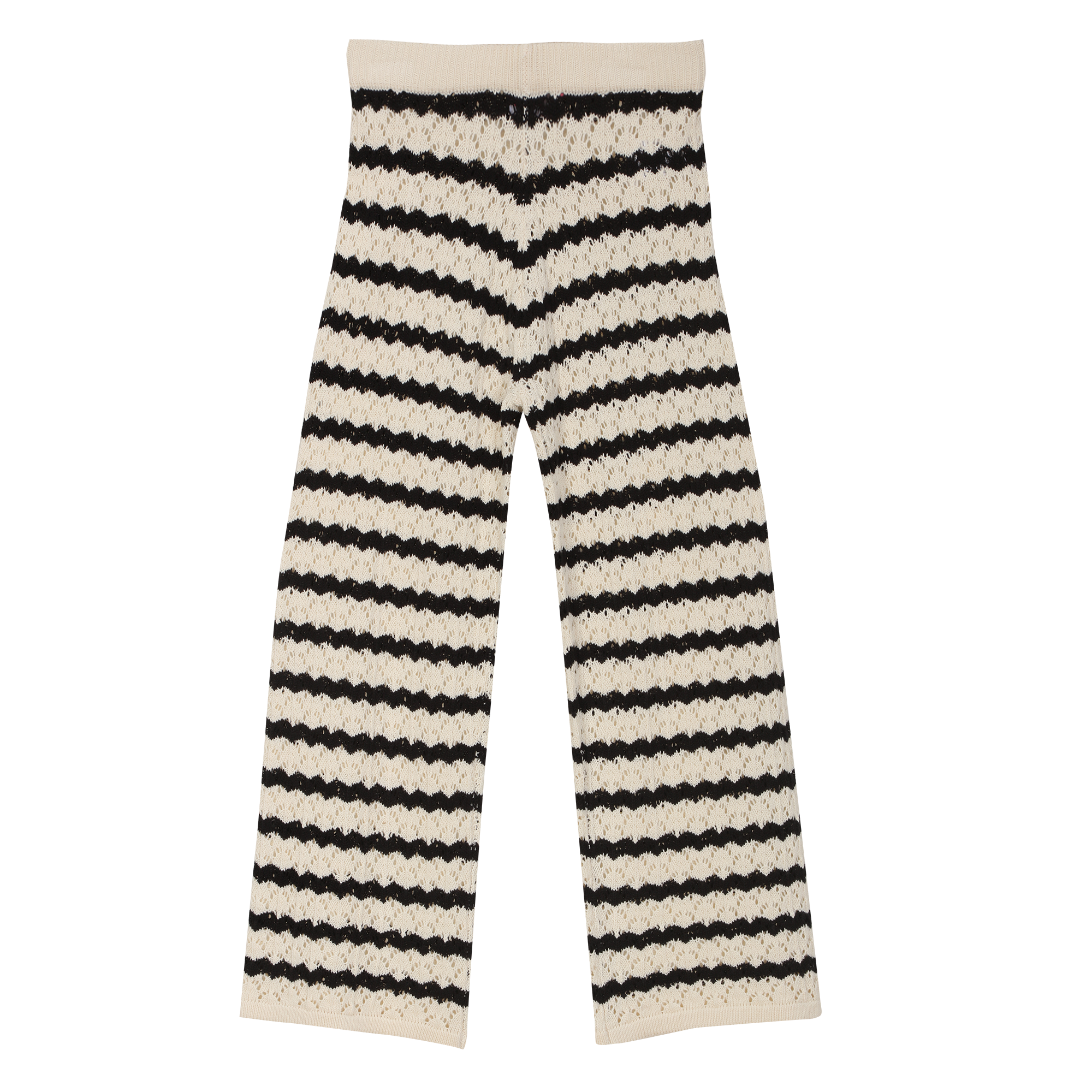 Pantalon en crochet 7/12 ans - Blanc