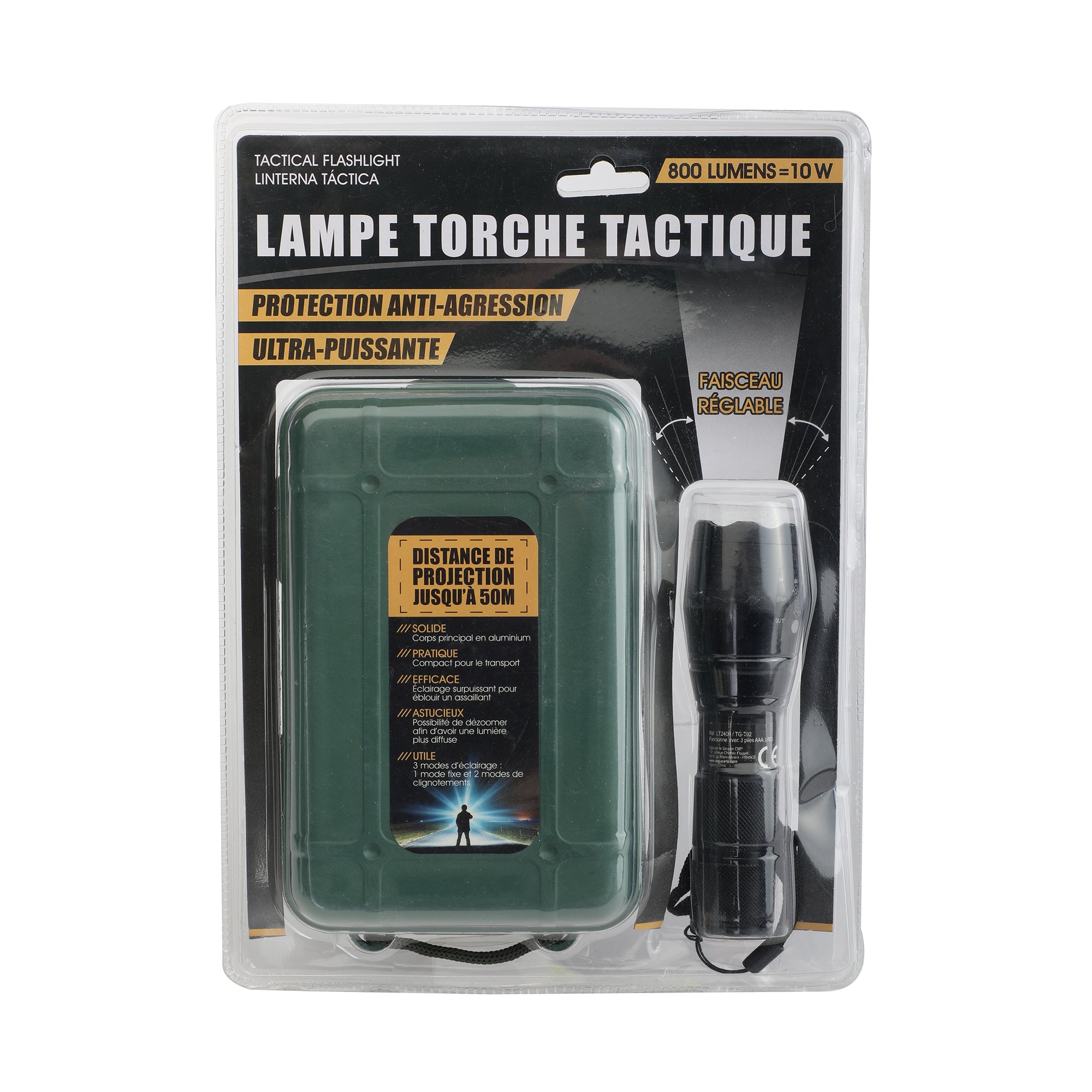 Lampe torche tactique