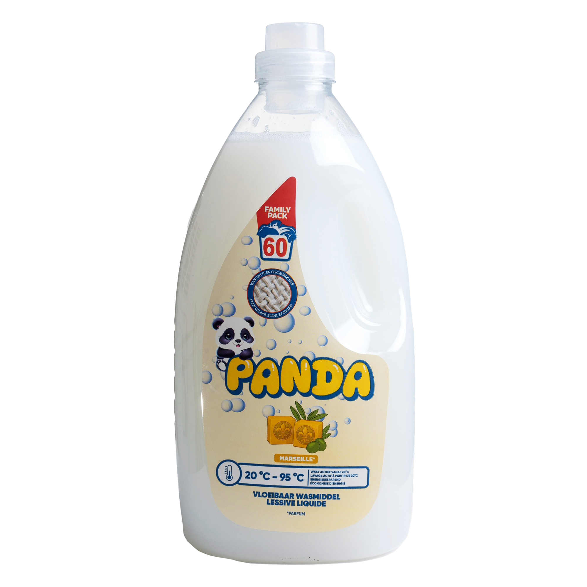 Lessive liquide au savon de Marseille Panda