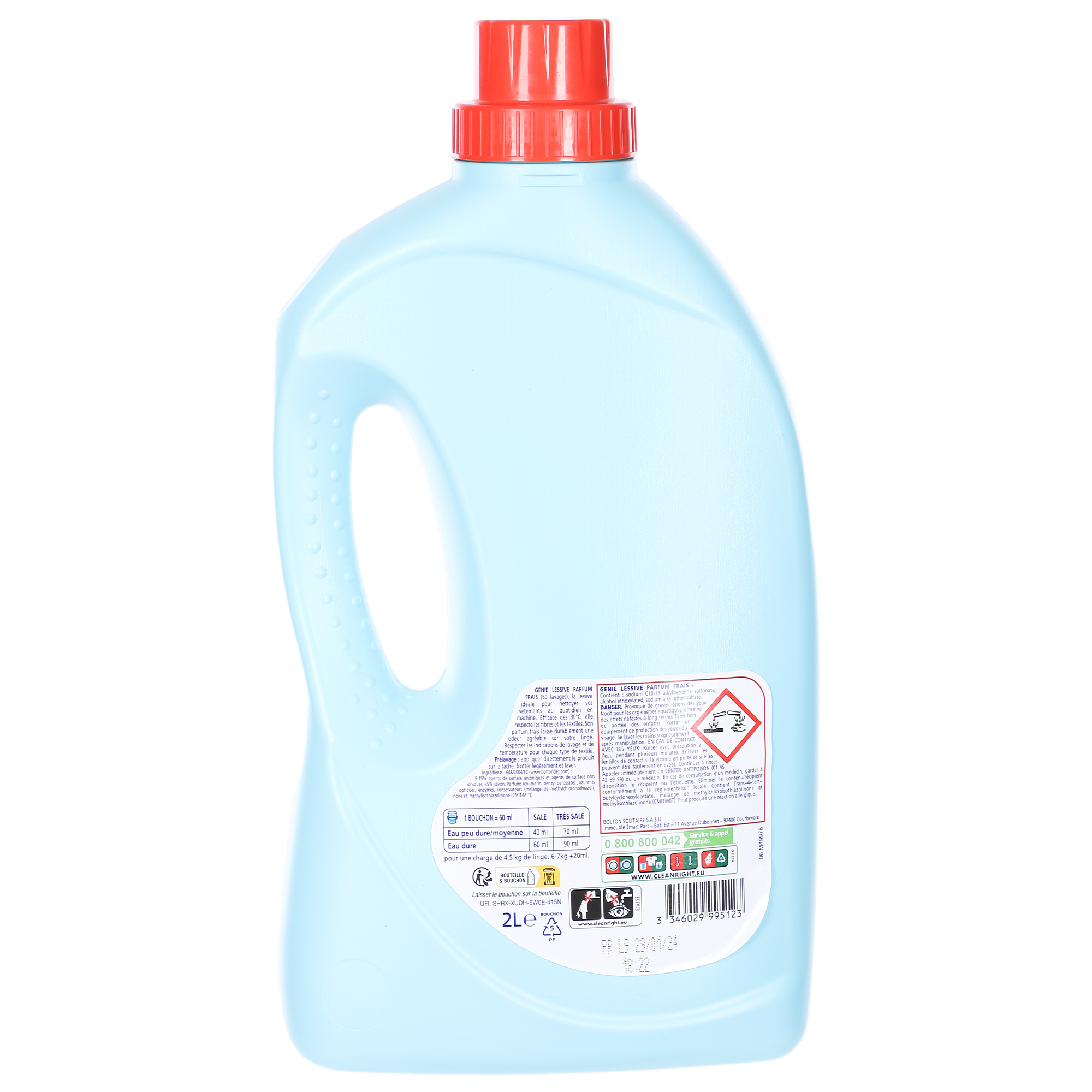 Lessive liquide parfum frais
