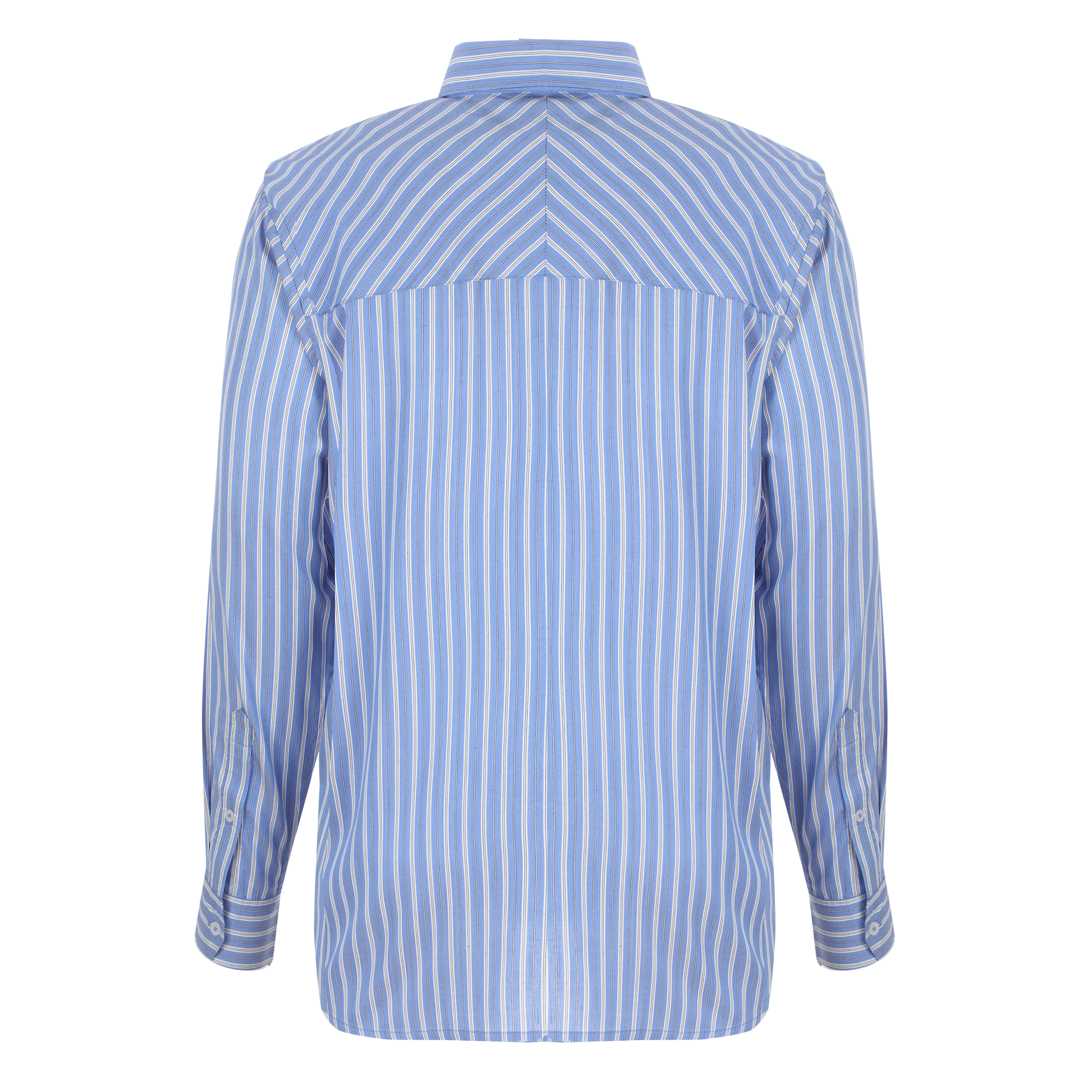 Chemise à rayures  - Bleu