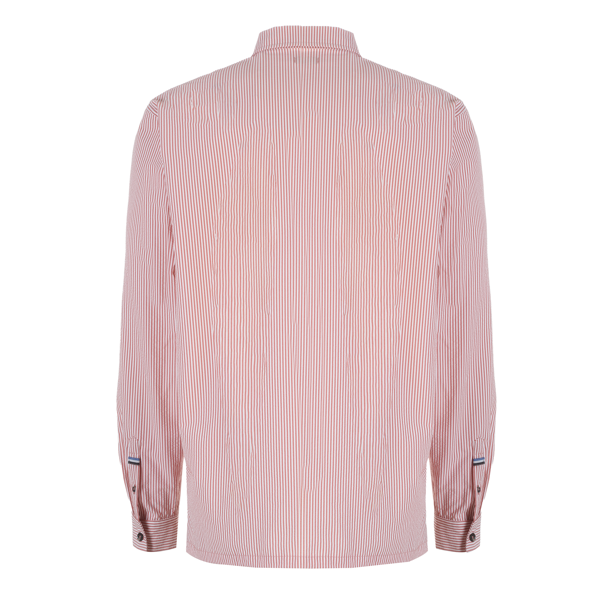 Chemise manches longues seersucker - Noir