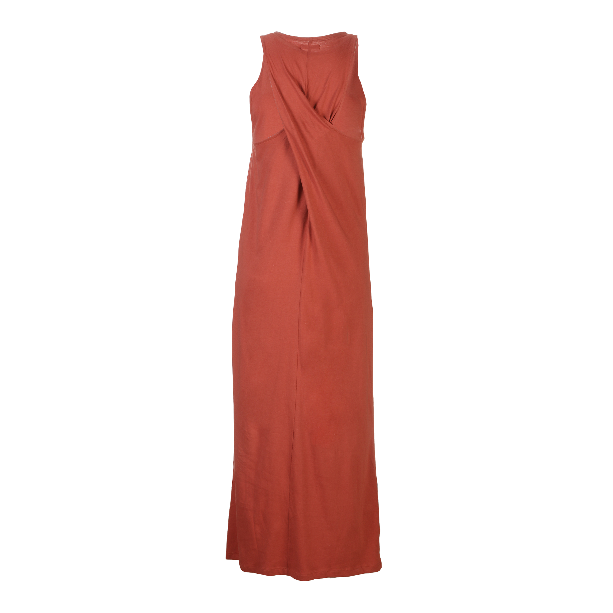 Robe longue dos croisé - Noir
