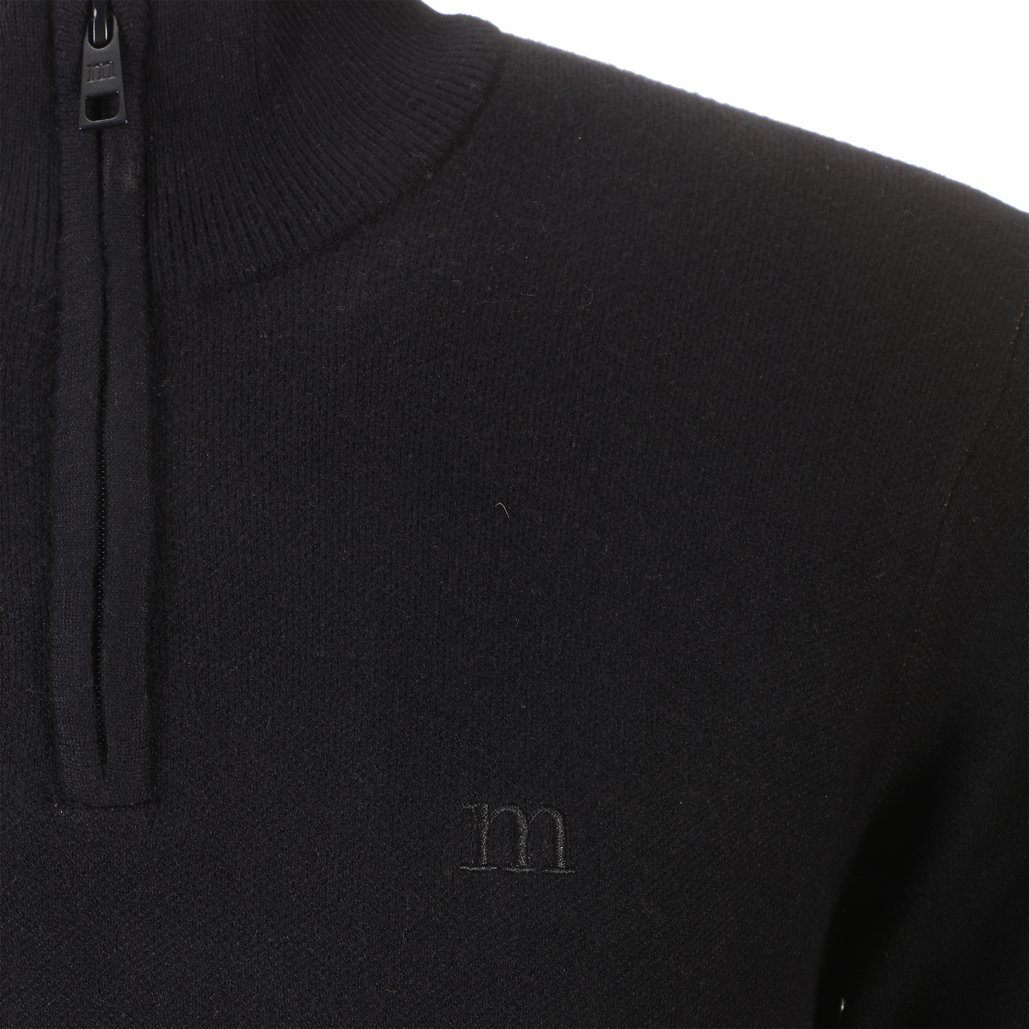 Pull col zippé - Noir