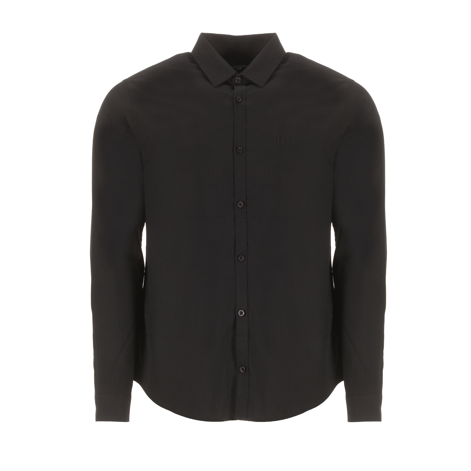 Chemise slim fit stretch  - Noir