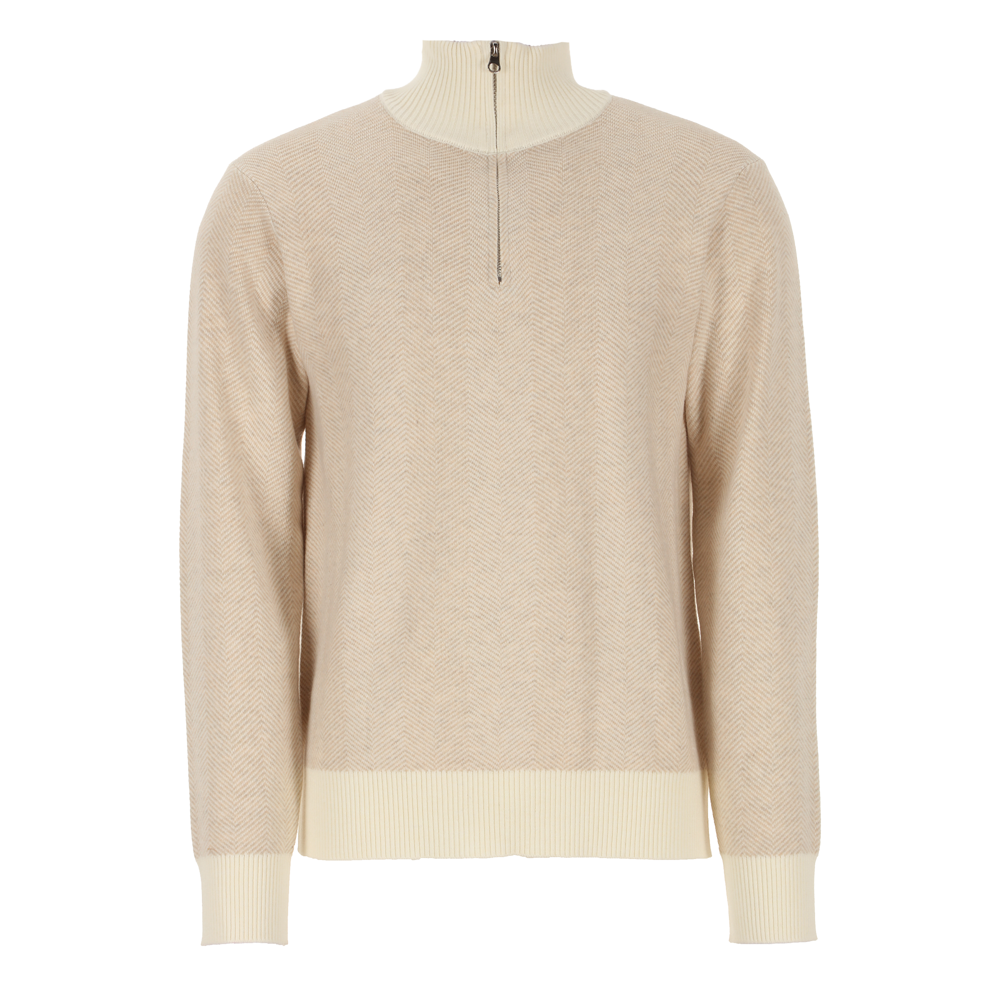 Pull col camionneur - Beige