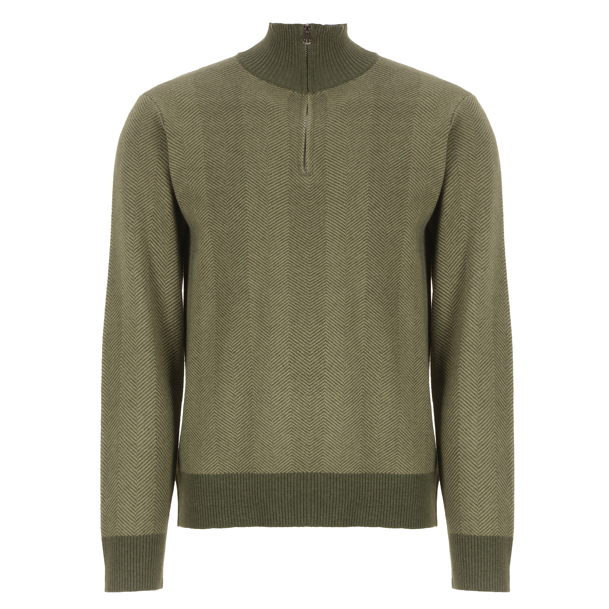 Pull col camionneur - Vert