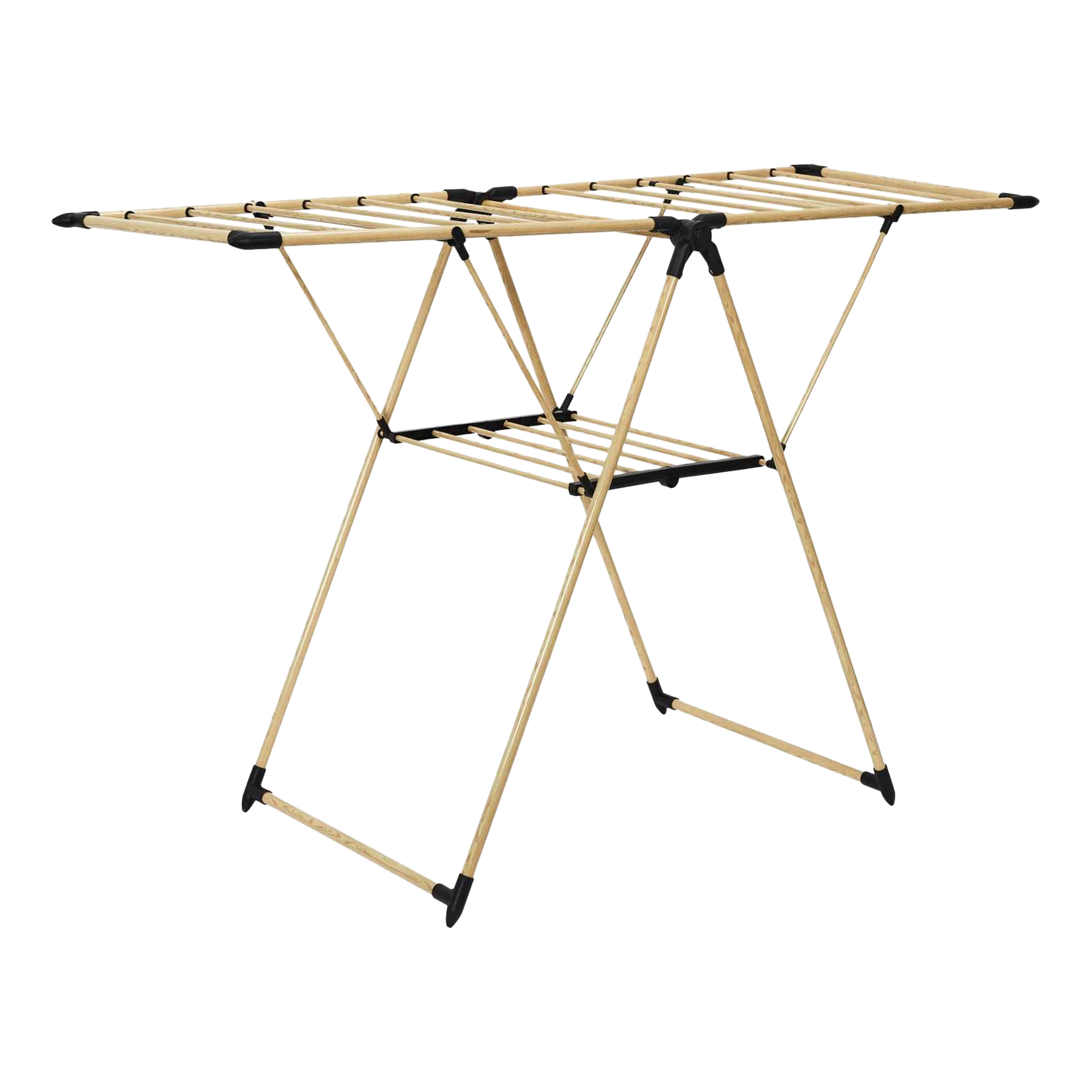 Étendoir à linge effet bois