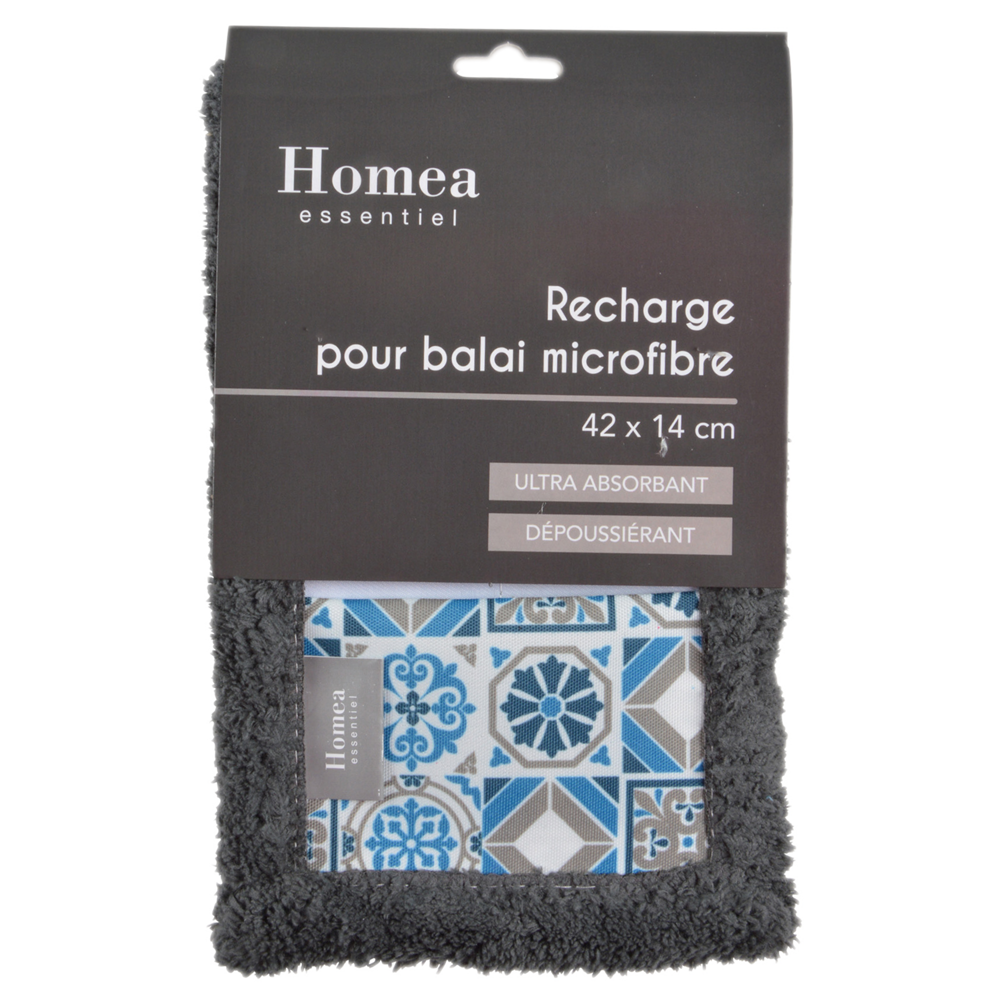 Recharge pour balai microfibre carreaux de ciment