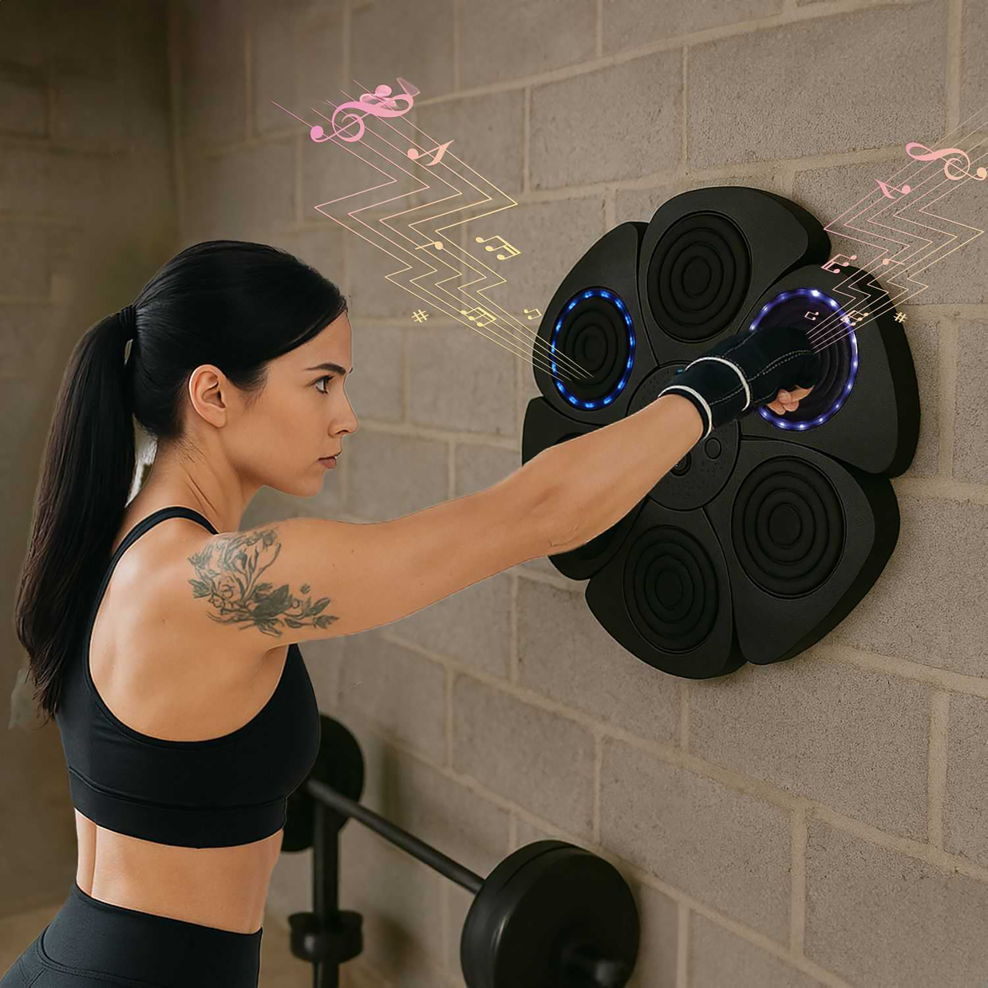 Machine de Boxe avec enceinte 1200 MAH