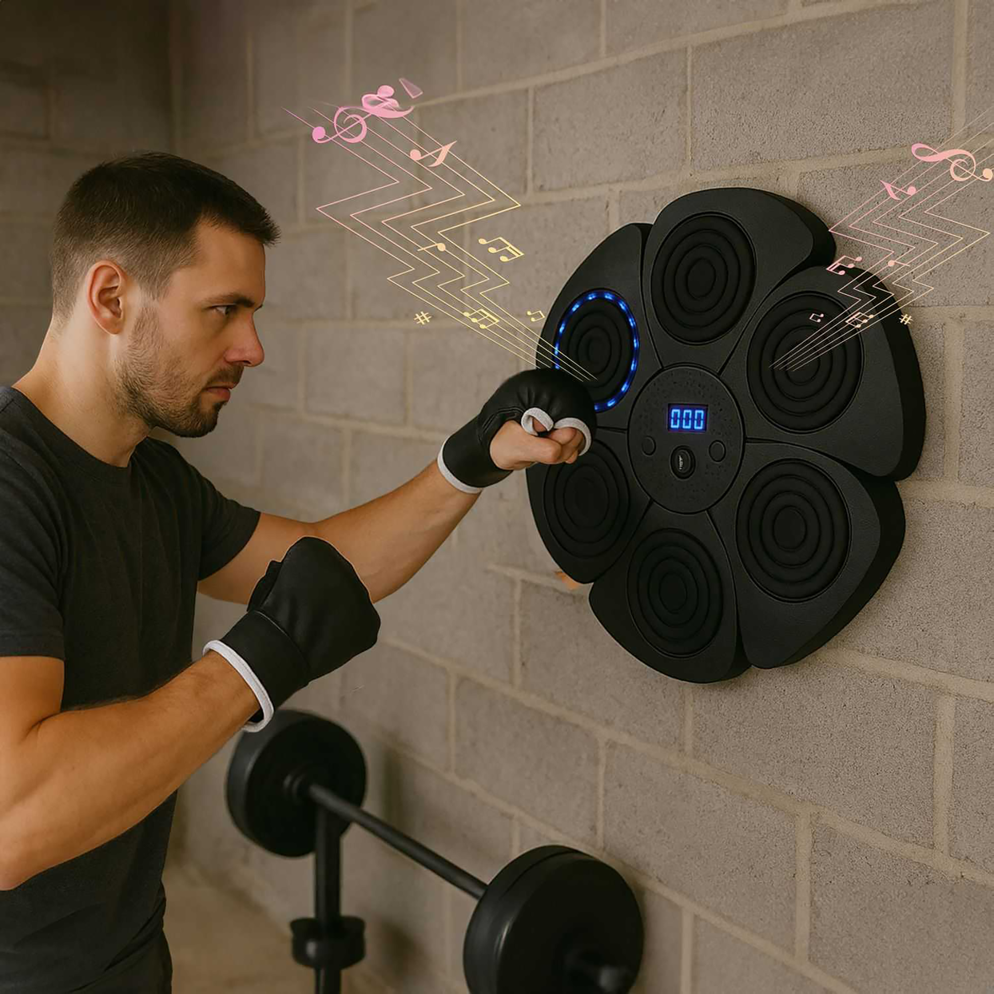 Machine de Boxe avec enceinte 1200 MAH