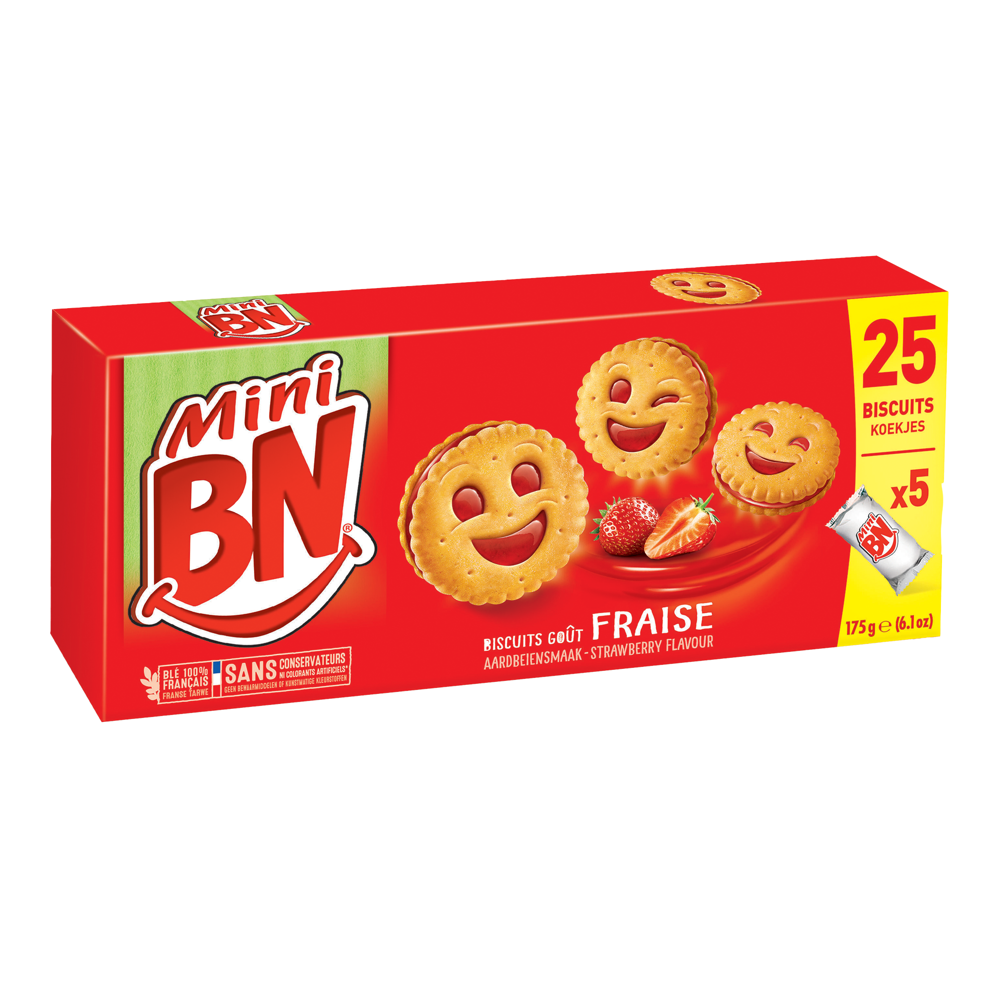 Mini BN à la fraise x5