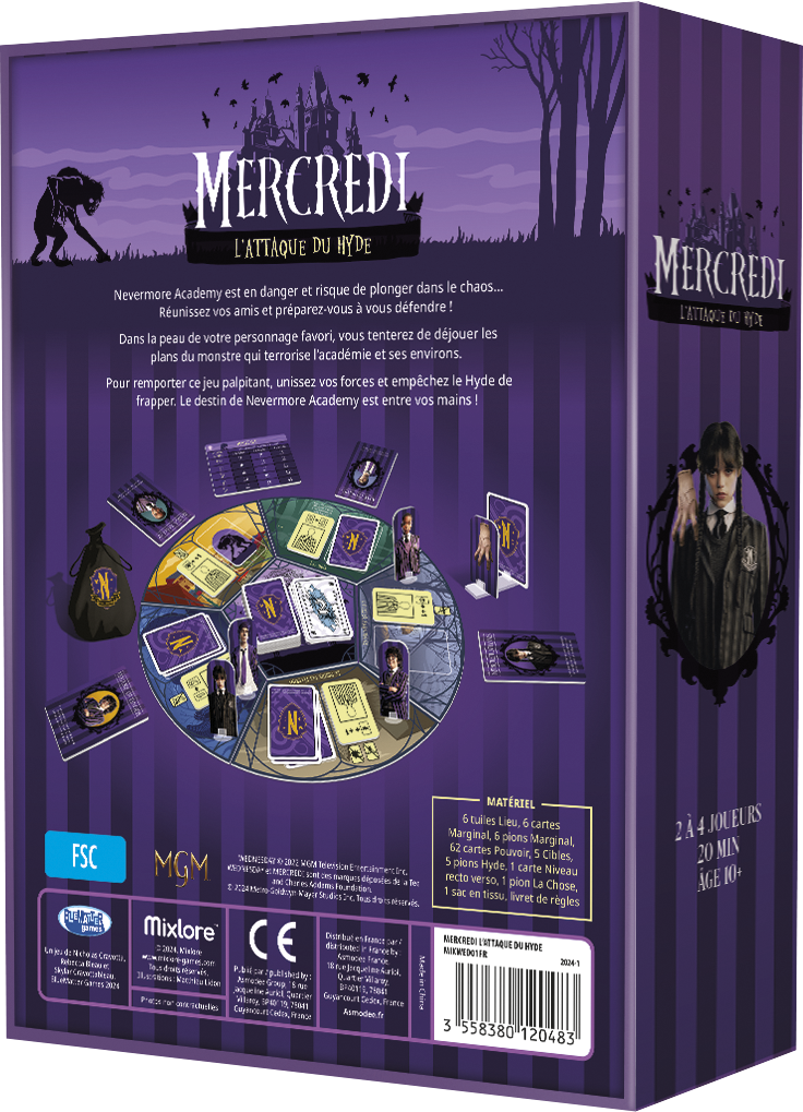 Jeu Mercredi : L’Attaque du Hyde Asmodee