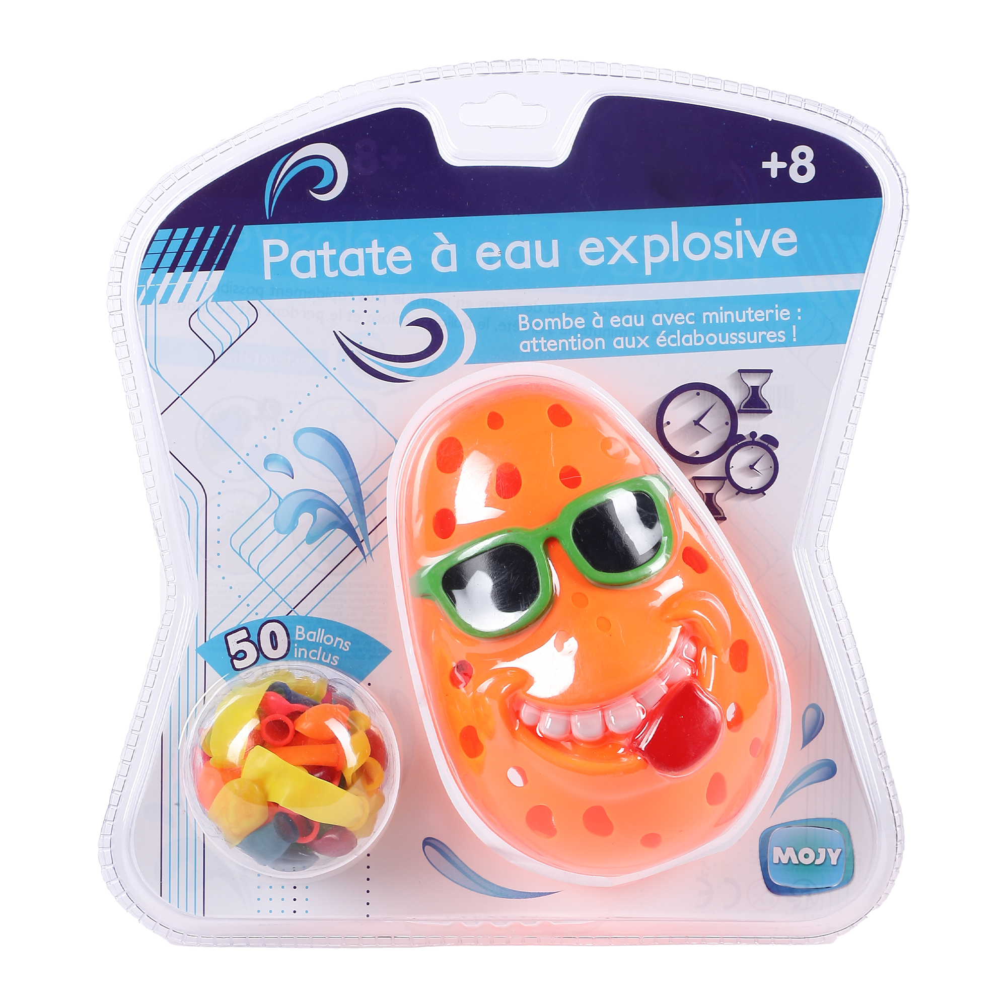 Jeu de la patate chaude à l'eau  - Orange