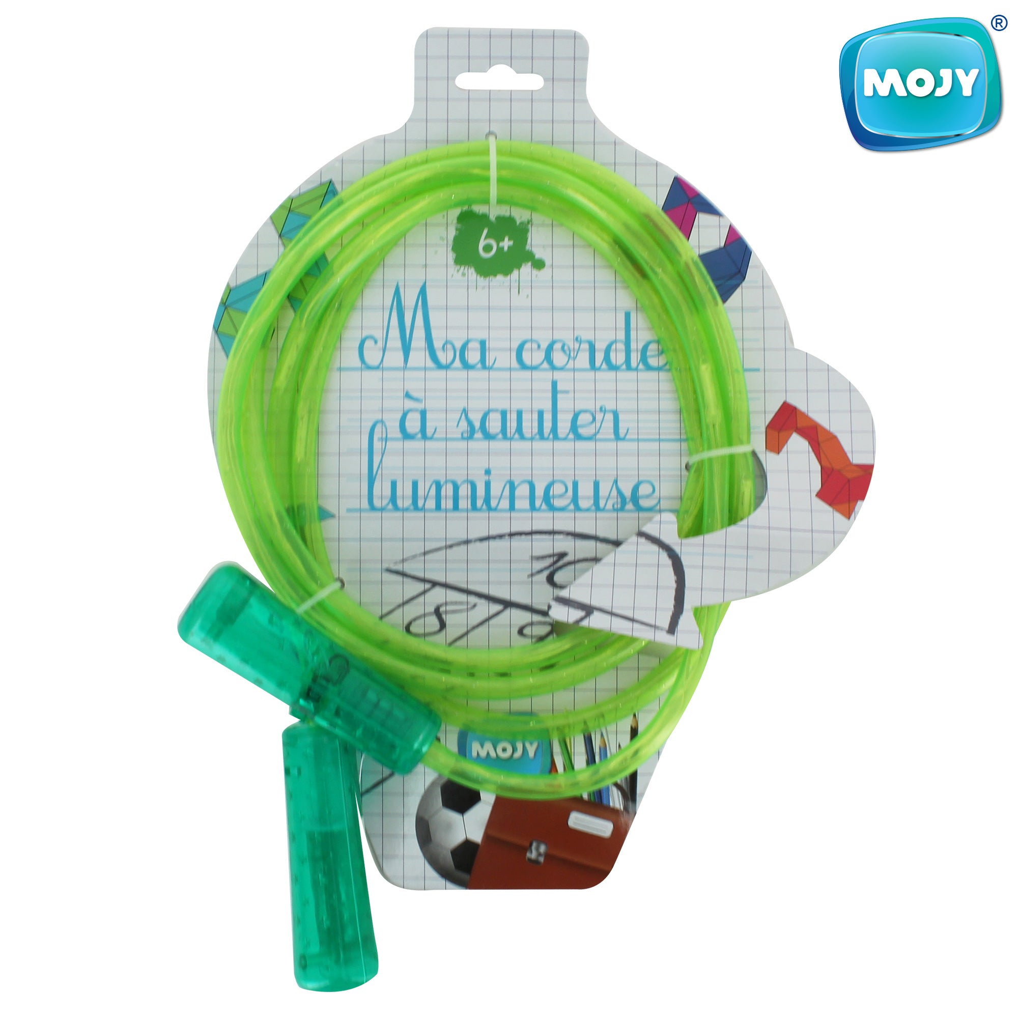 Corde à sauter lumineuse  - Vert