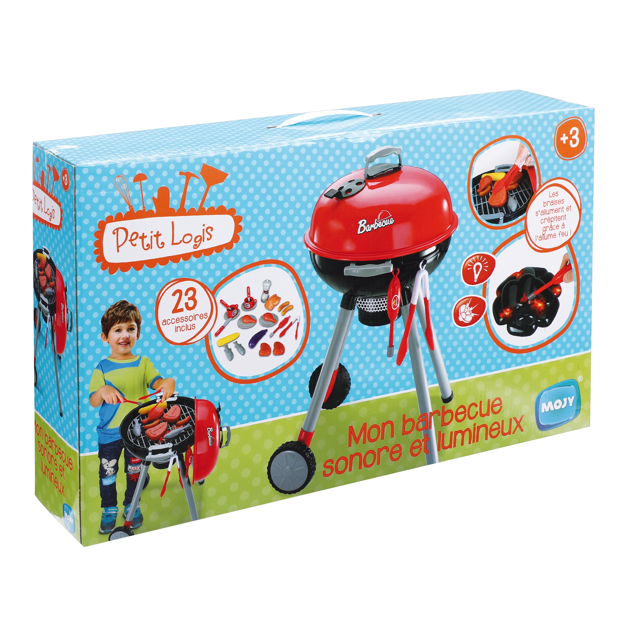 Barbecue son et lumière + accessoires