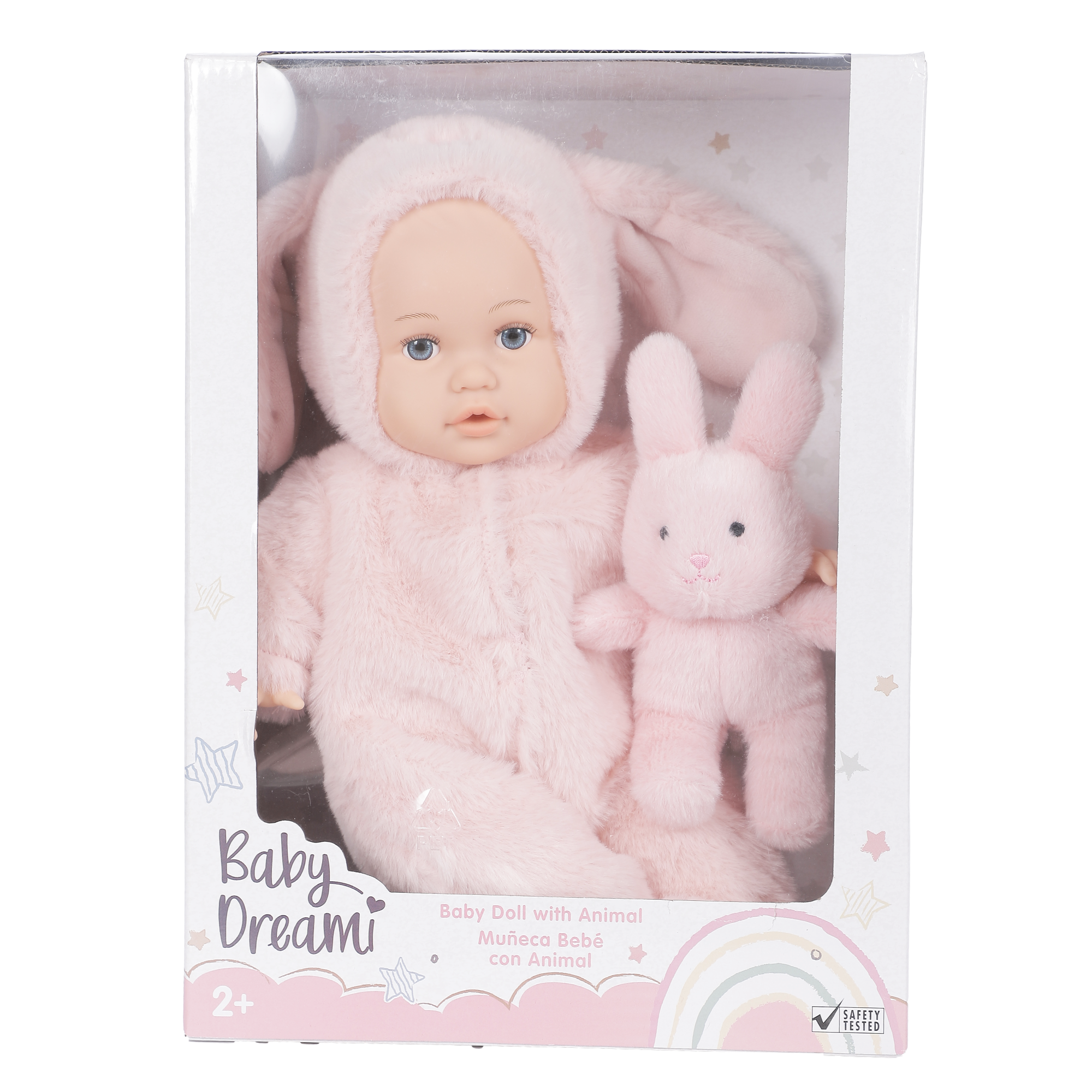 Poupon peluche - Rose