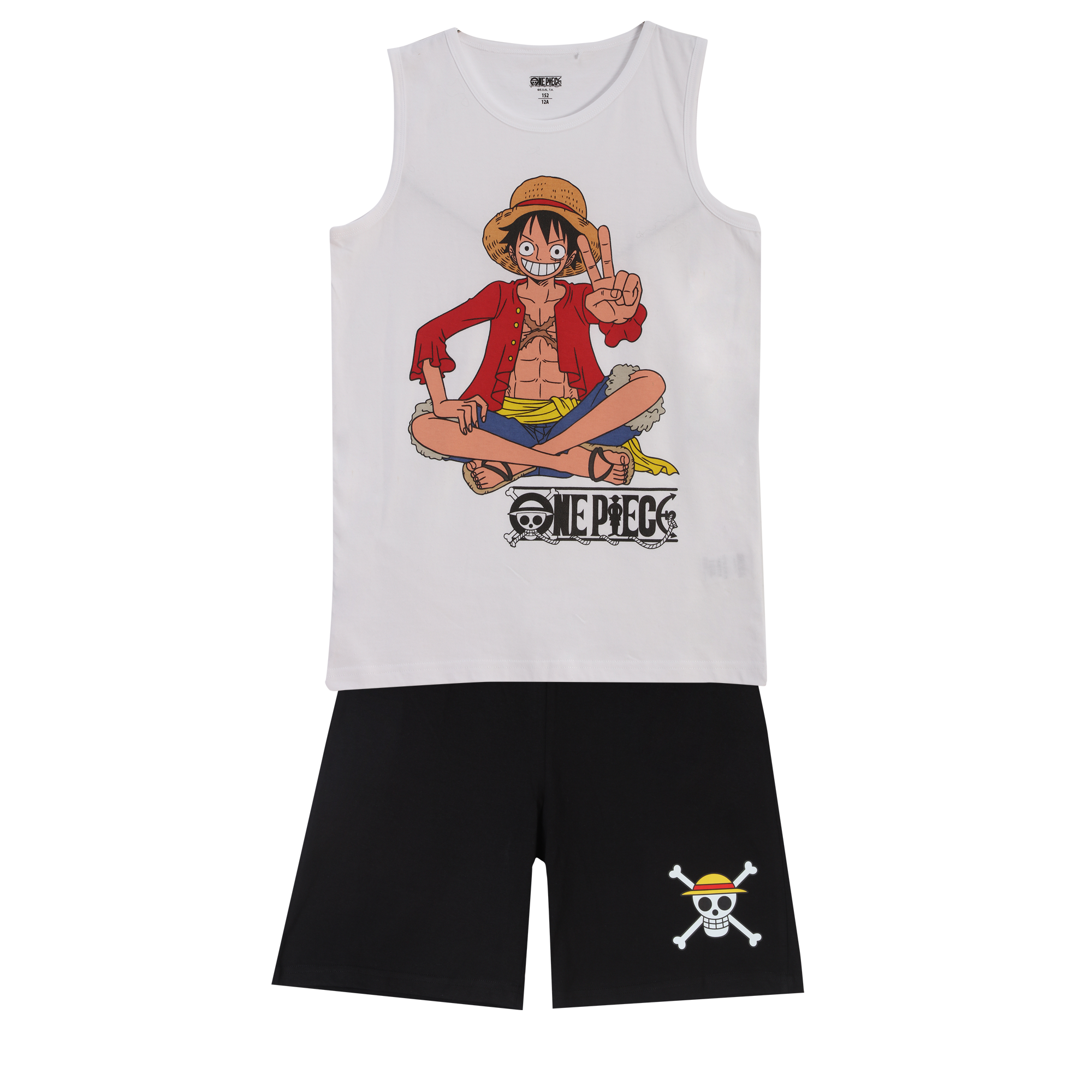 Pyjashort licence 10/14 ans - Blanc