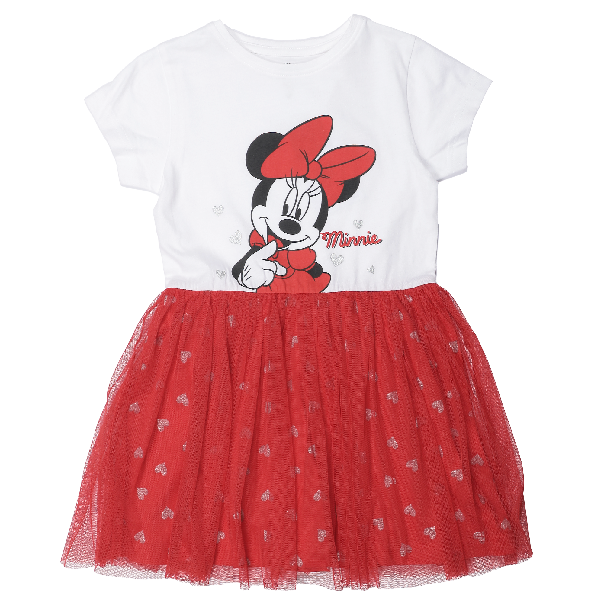 Robe licence avec bas en tulle 2-8 ans  - Rose