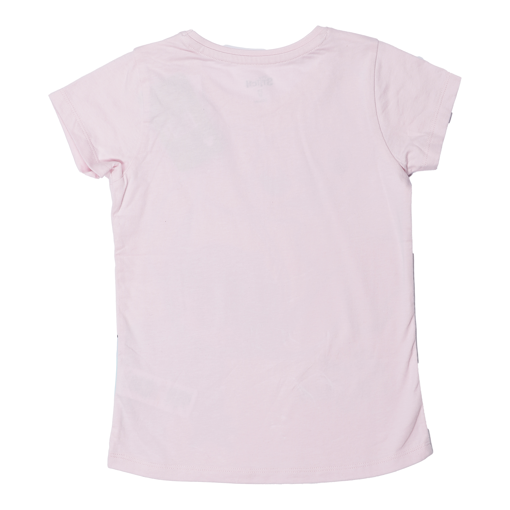 Tee-shirt manches courtes Stitch ou Gaby 2-8 ans  - Blanc