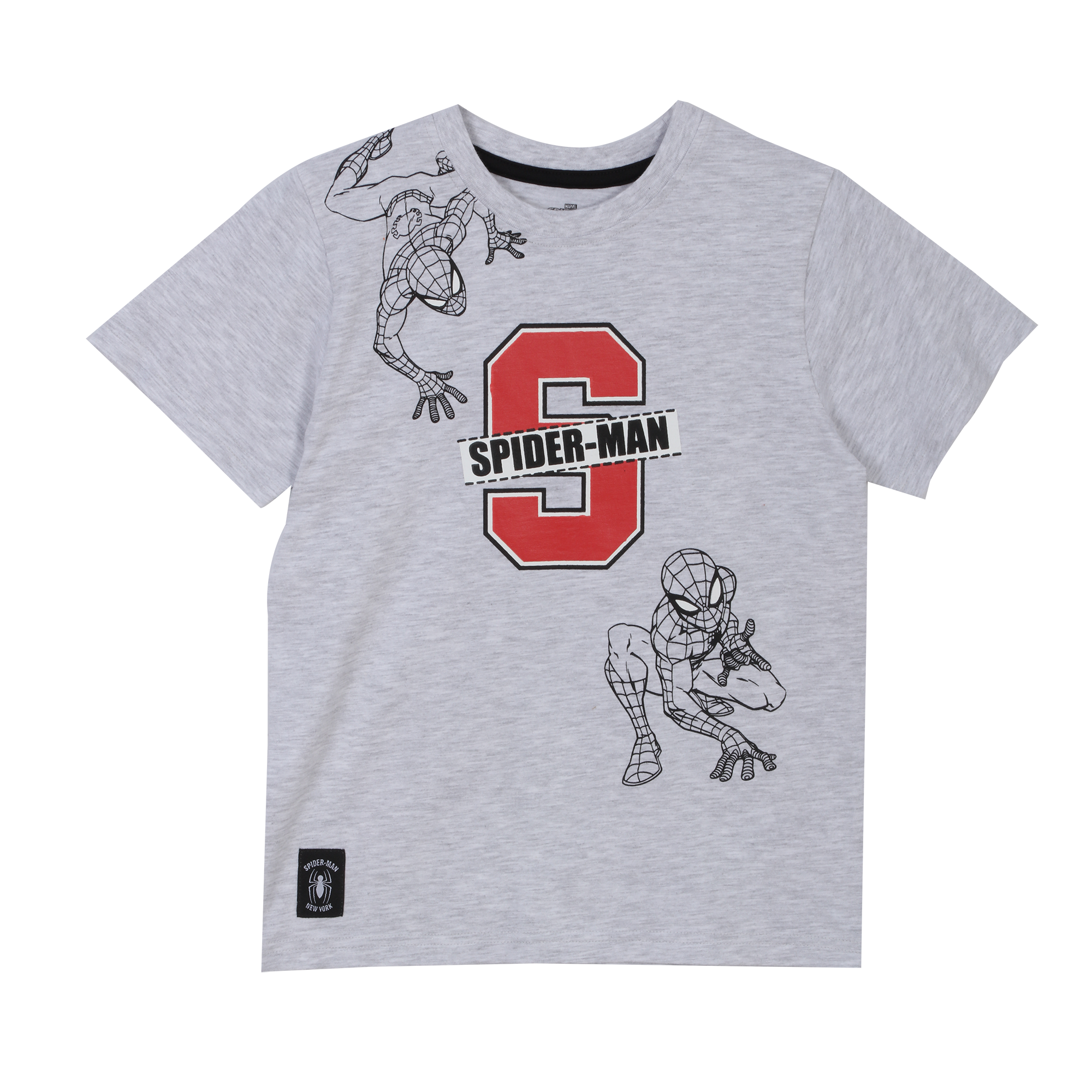Tee-shirt manches courtes Sonic ou Spiderman 2/8 ans - Rouge