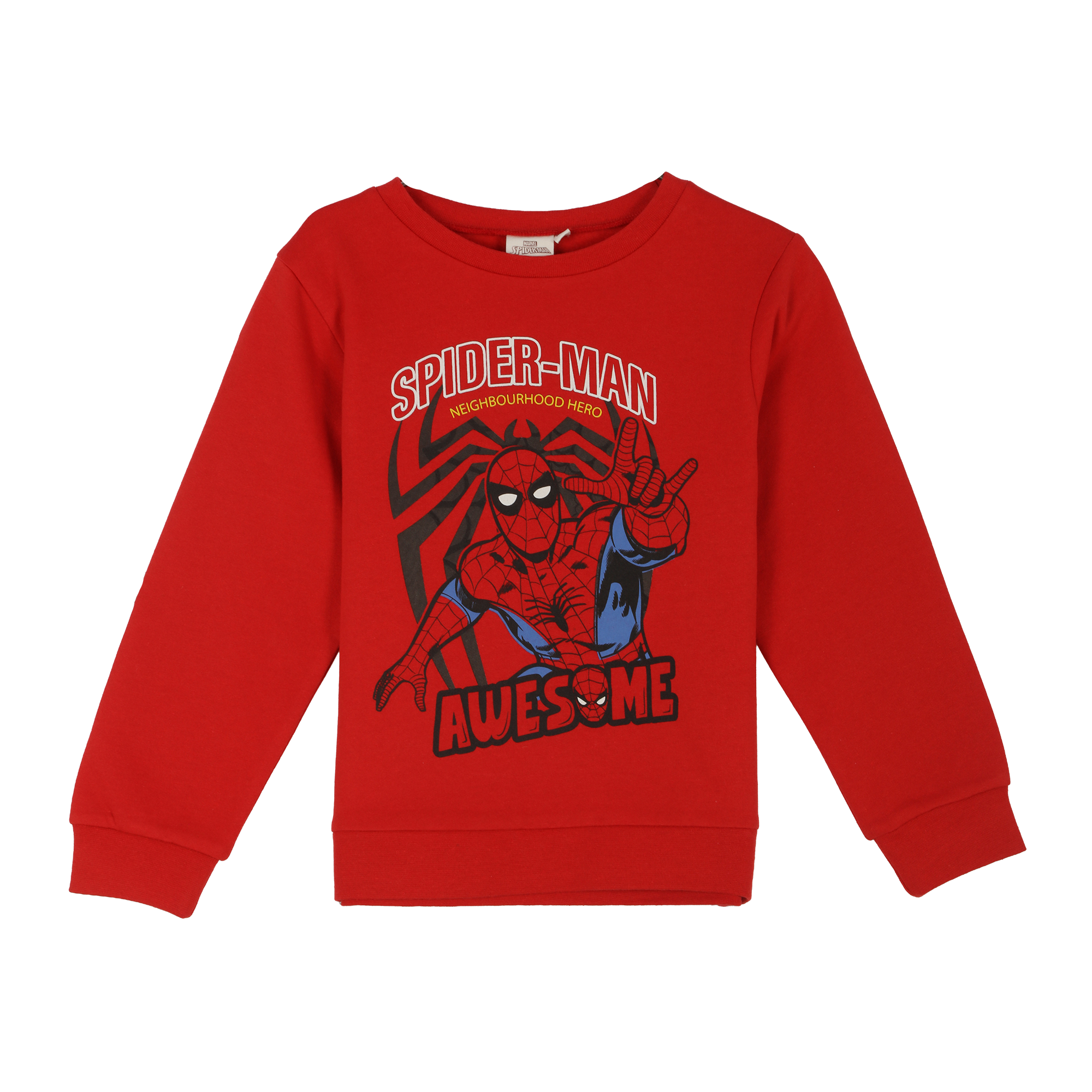 Sweat col rond 3/8 ans - Rouge