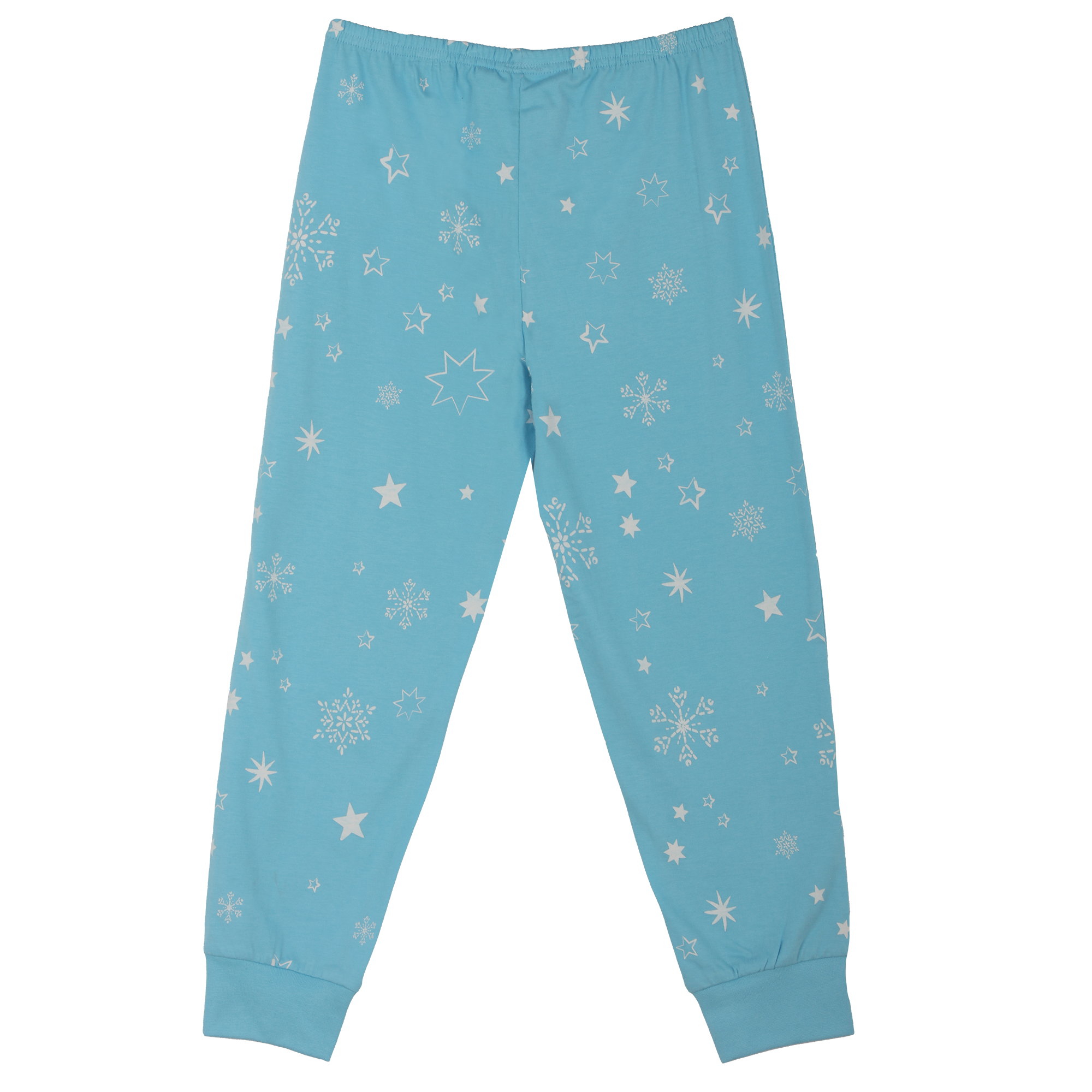 Pyjama bas resserré licence 4/8 ans  - Bleu clair