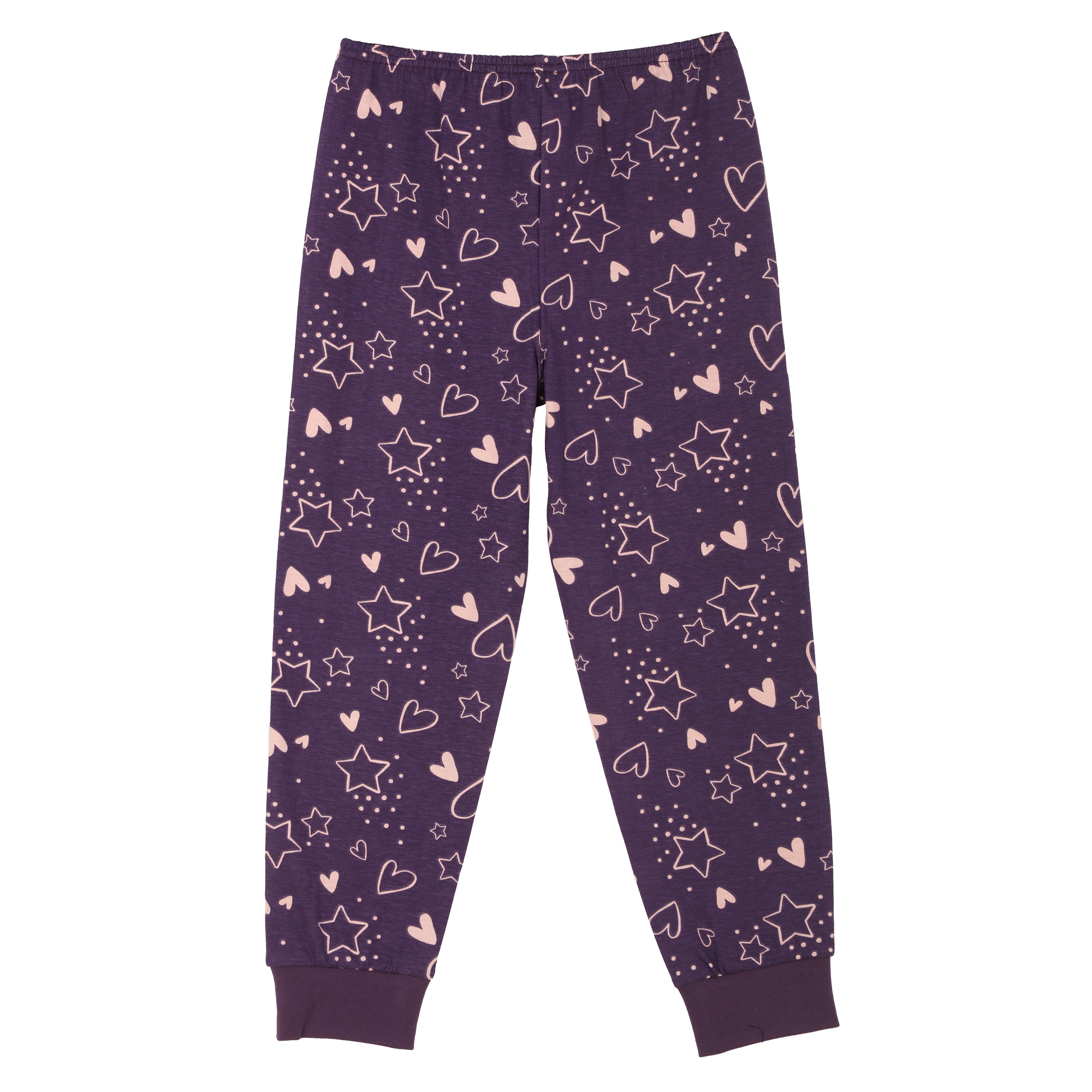 Pyjama bas resserré licence 4/8 ans  - Rose