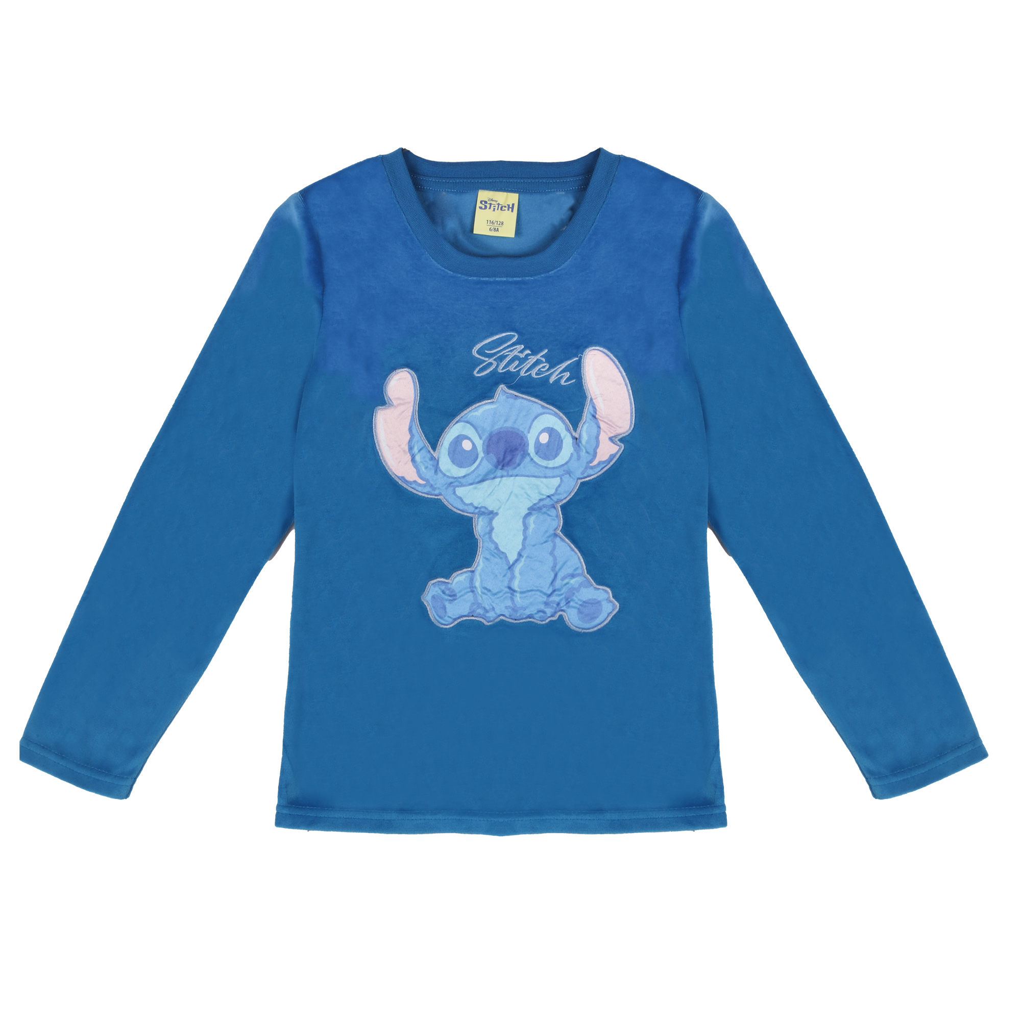 Pyjama en velours Licence 4/10 ans - Bleu