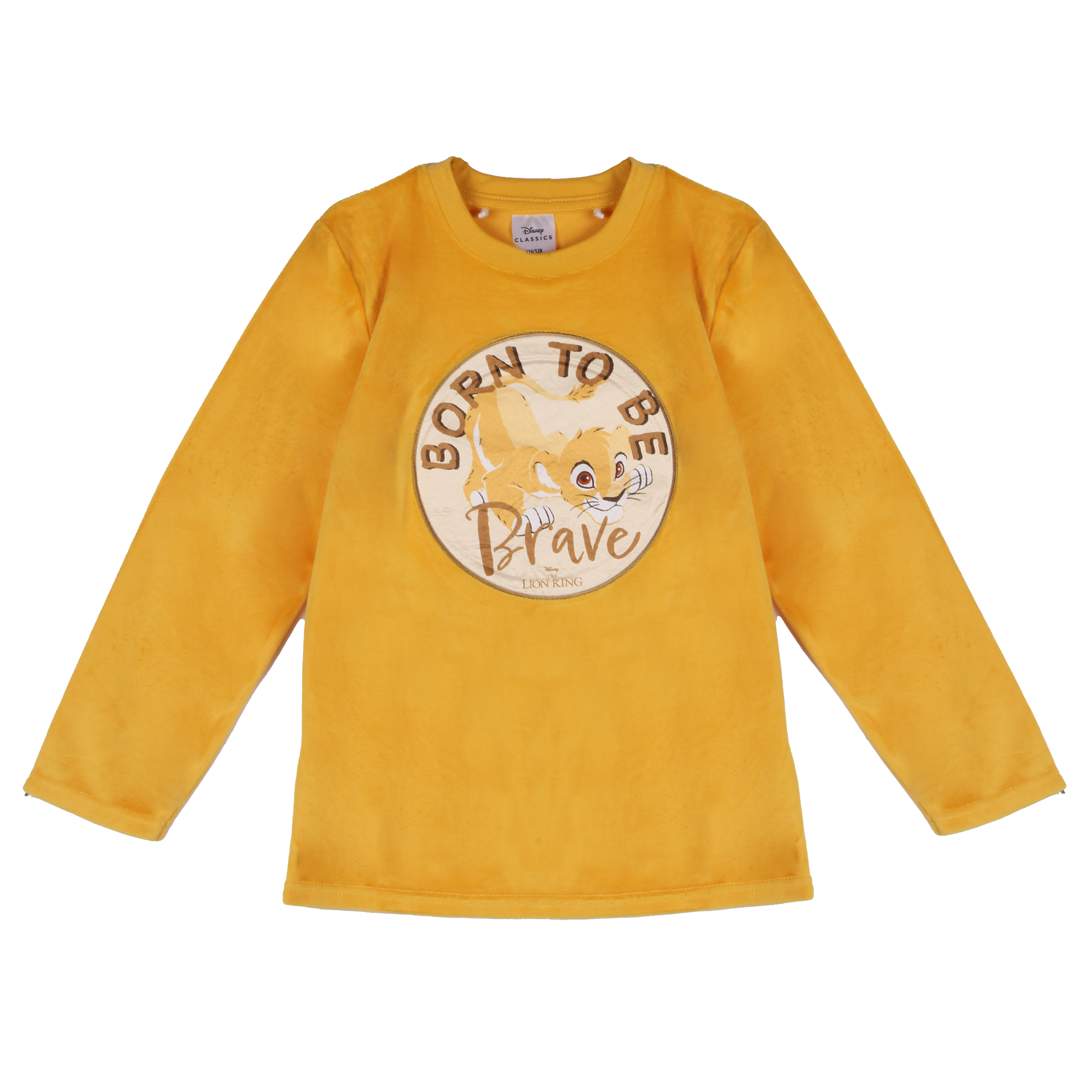 Pyjama en velours Licence 4/10 ans - Jaune