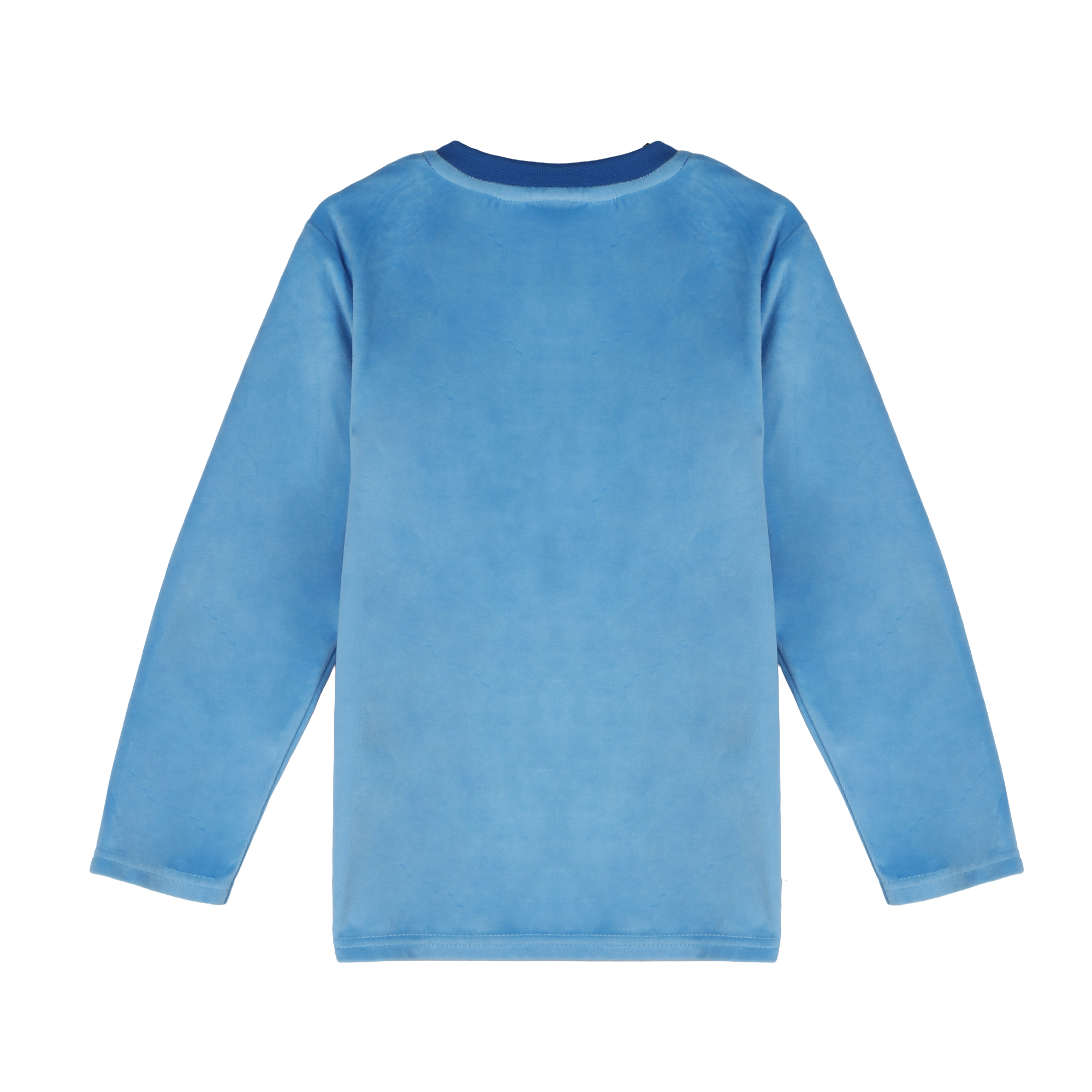 Pyjama en velours Licence 4/10 ans - Bleu