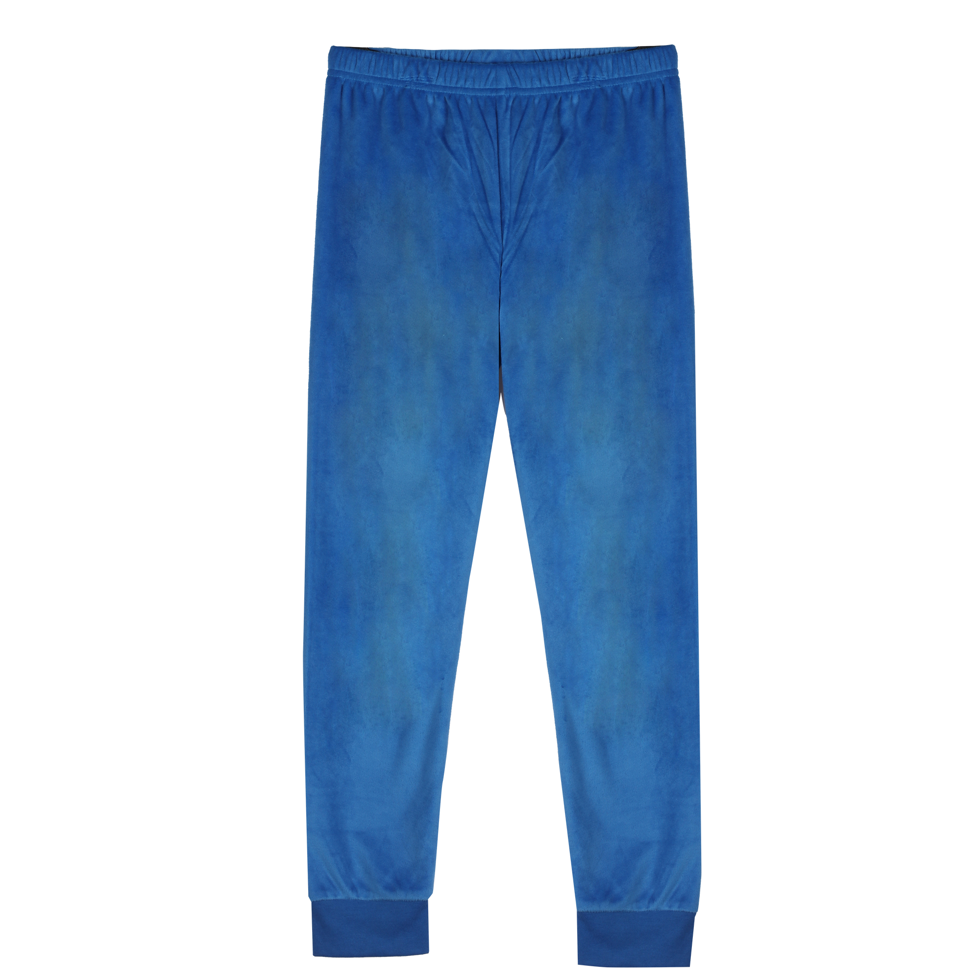 Pyjama en velours Licence 4/10 ans - Bleu