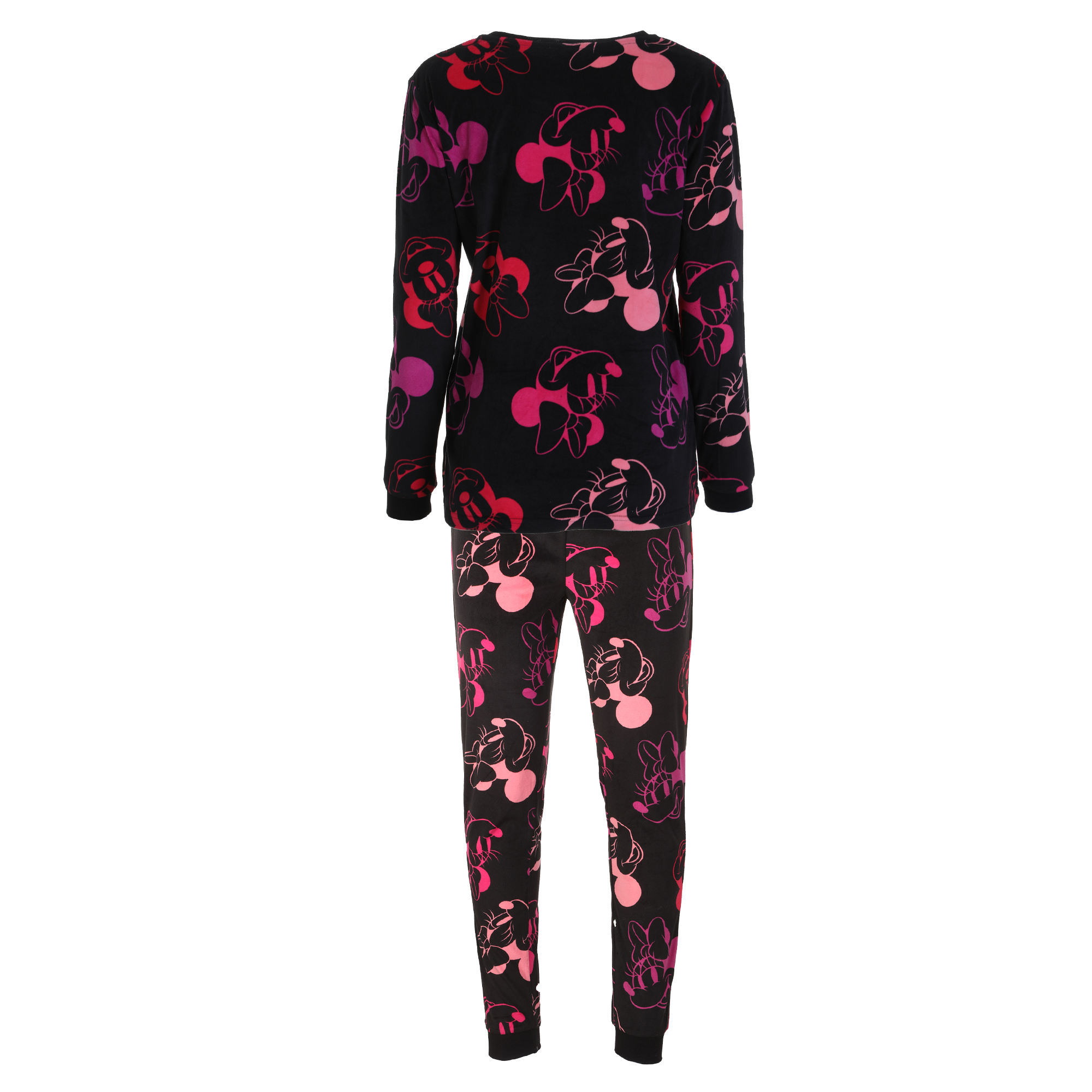 Pyjama long en velours Licence - Rose