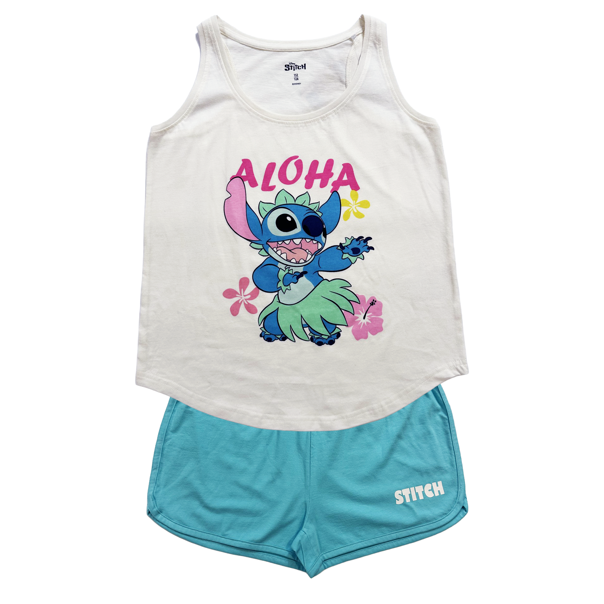 Pyjashort débardeur licence 10-14 ans - Bleu