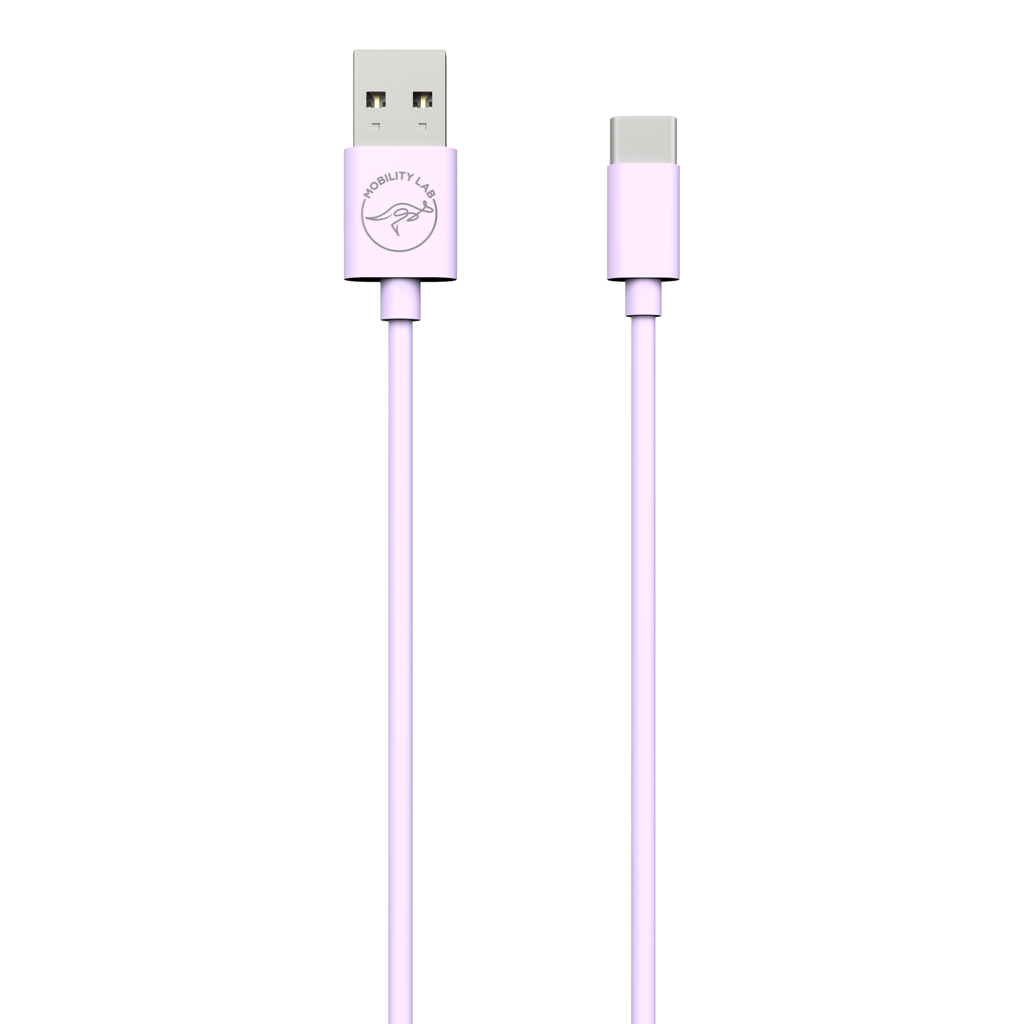 Cable de charge USB Type A vers USB Type C Lila 1M